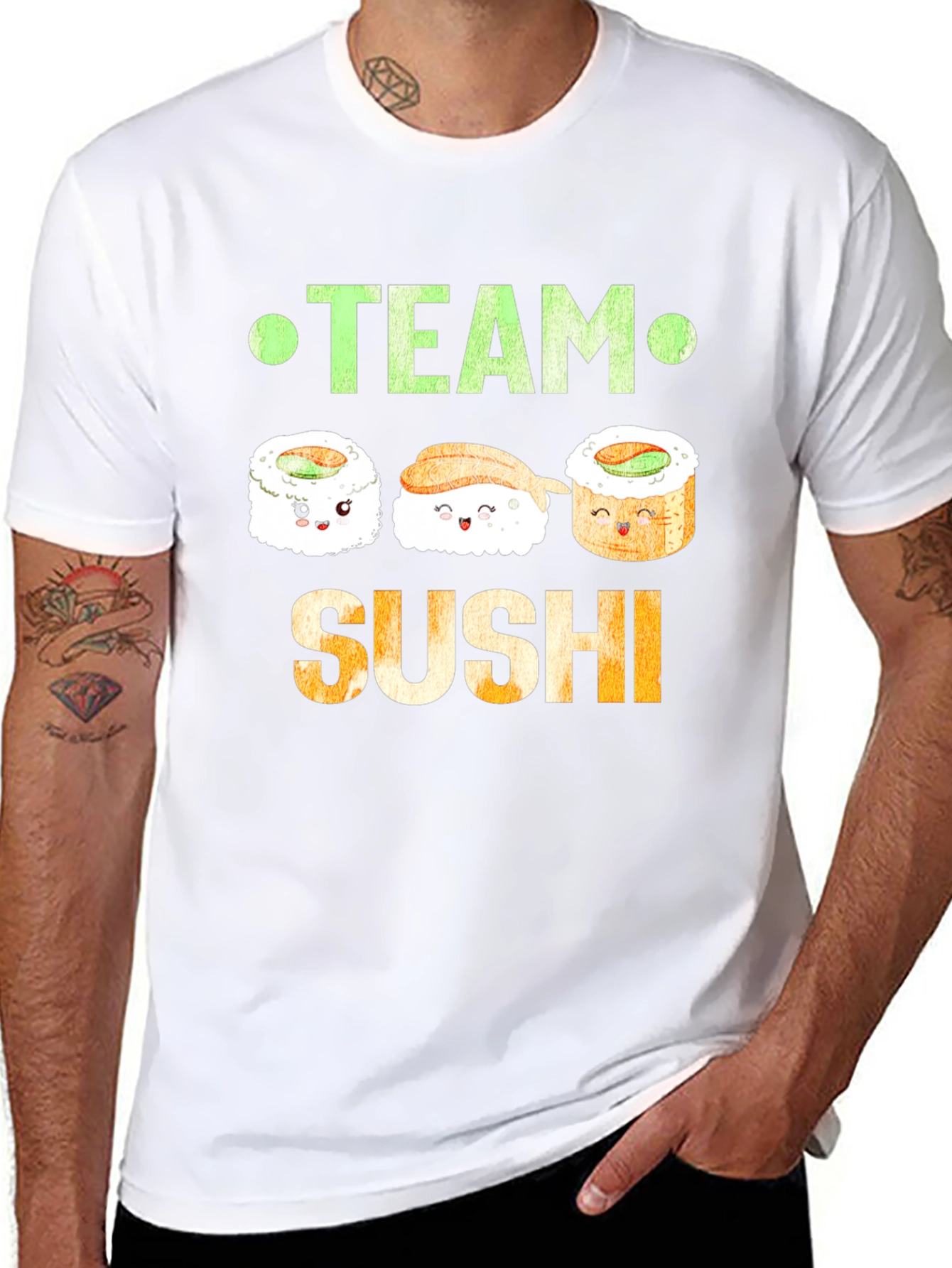 Team Sushi Graphic T-Shirt - Cute Sushi Lover Tee