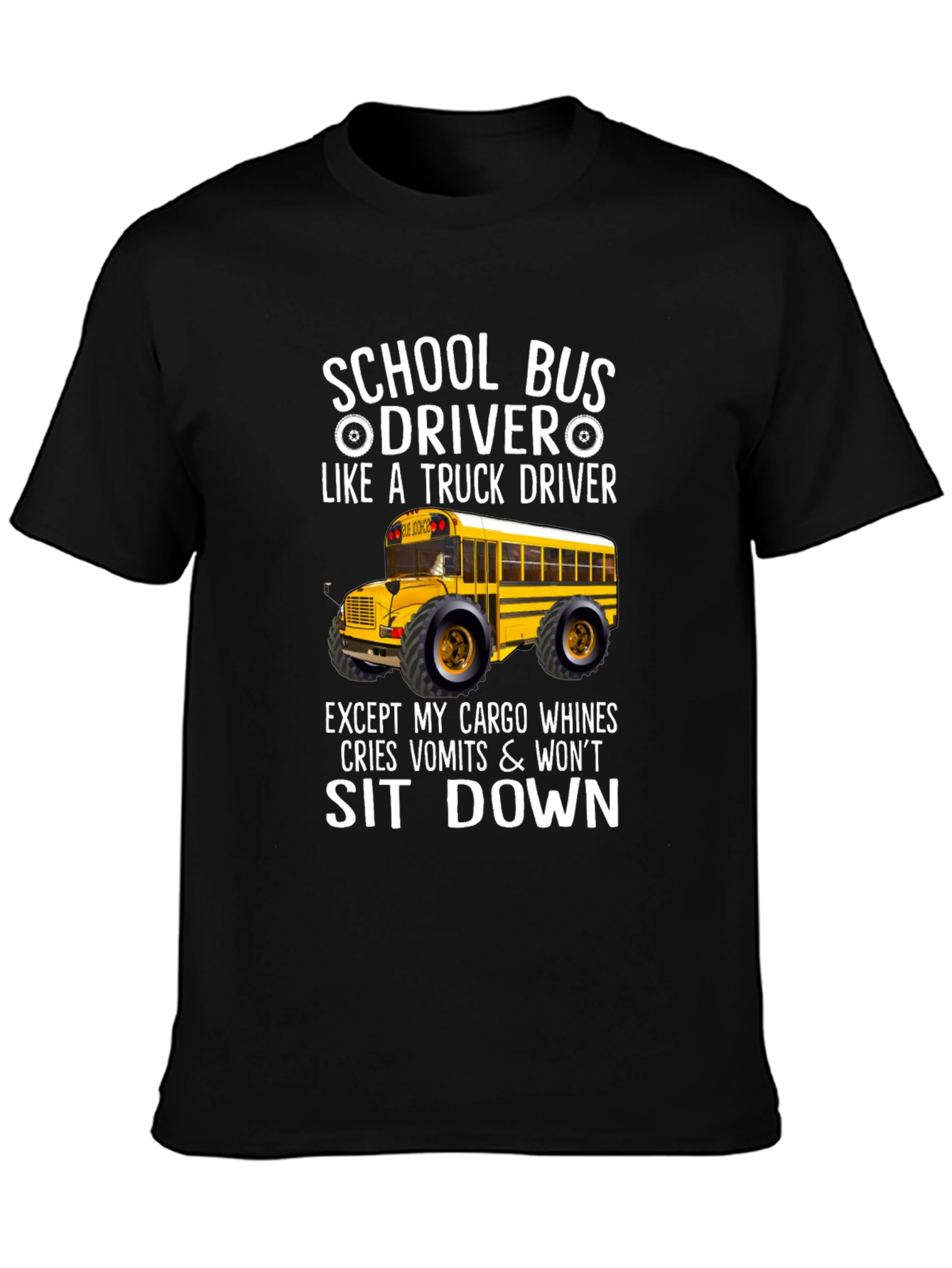 School Bus Driver Graphic T-Shirt