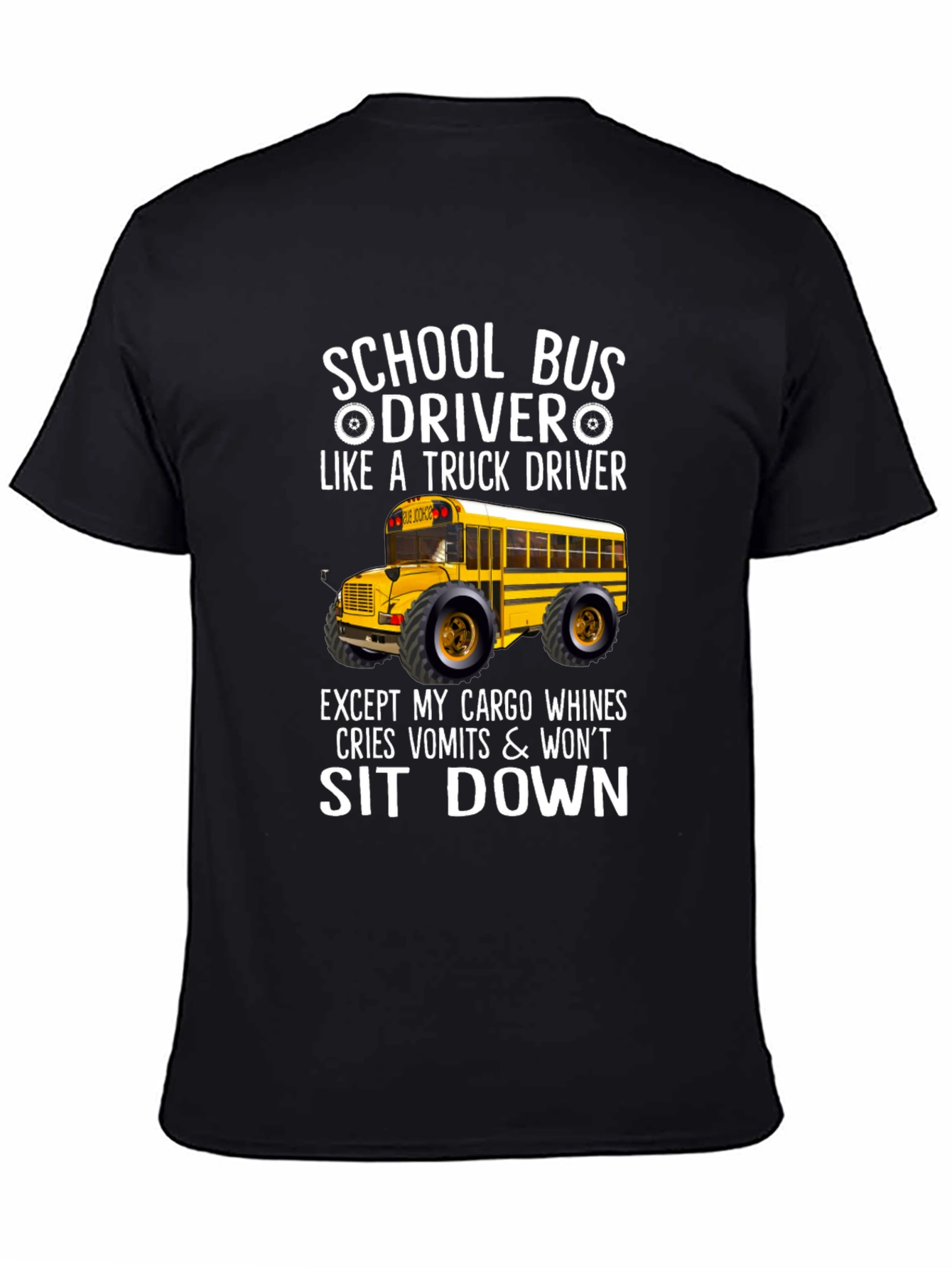 School Bus Driver Graphic T-Shirt