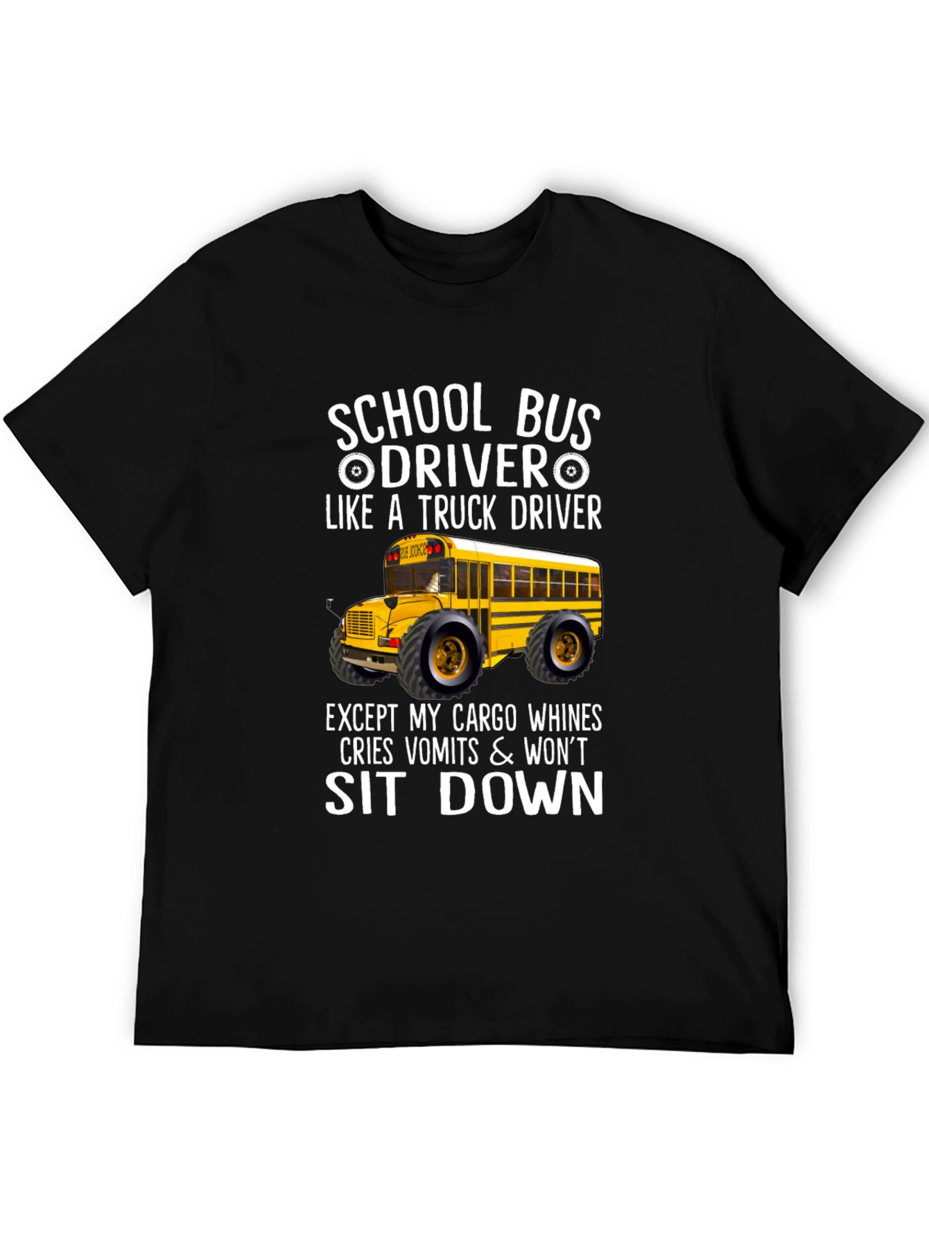 School Bus Driver Graphic T-Shirt
