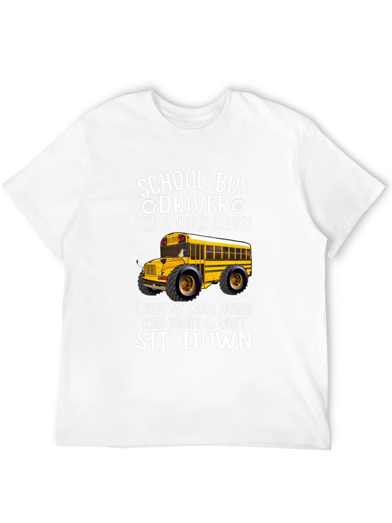 School Bus Driver Graphic T-Shirt