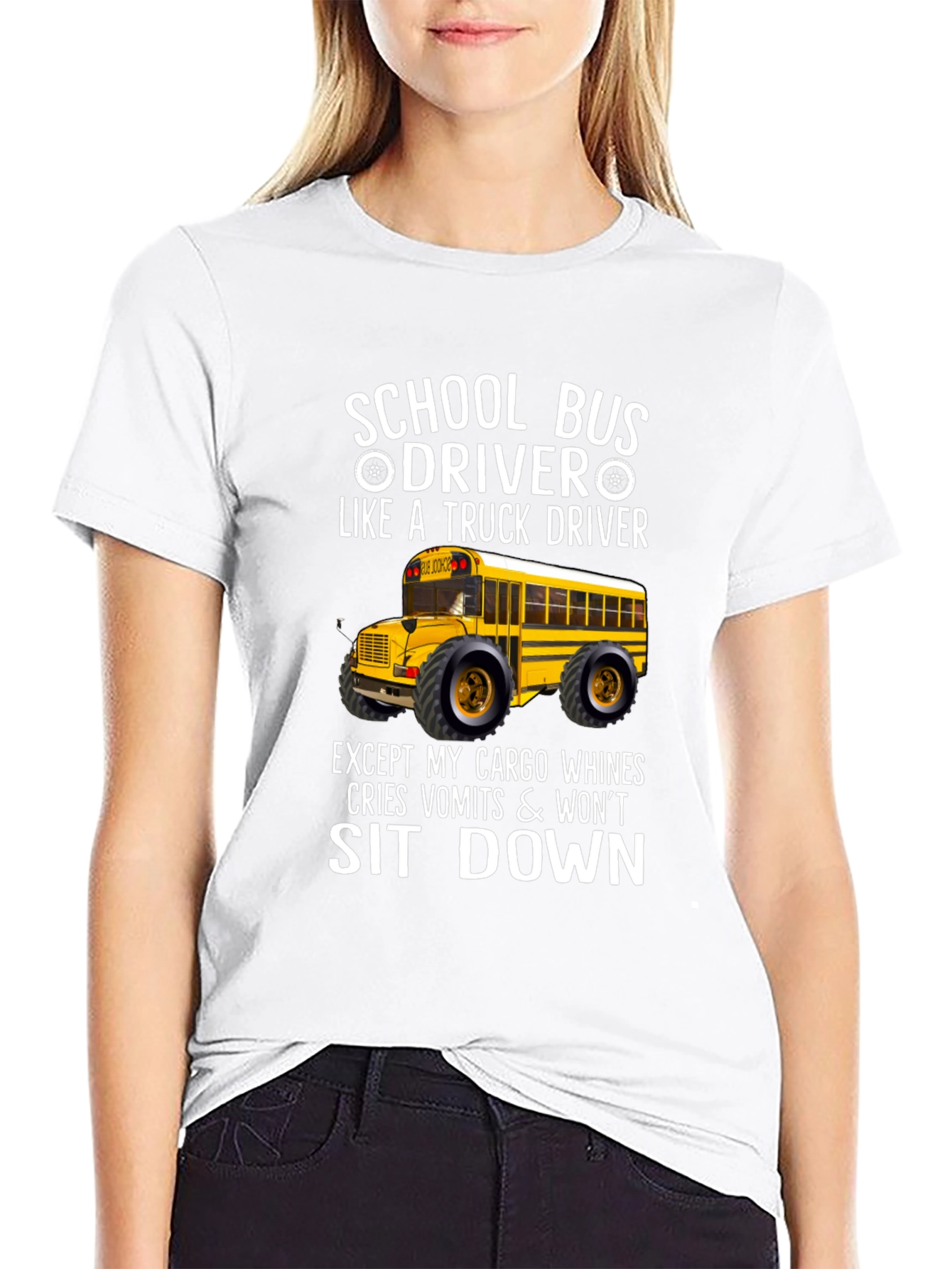 School Bus Driver Graphic T-Shirt