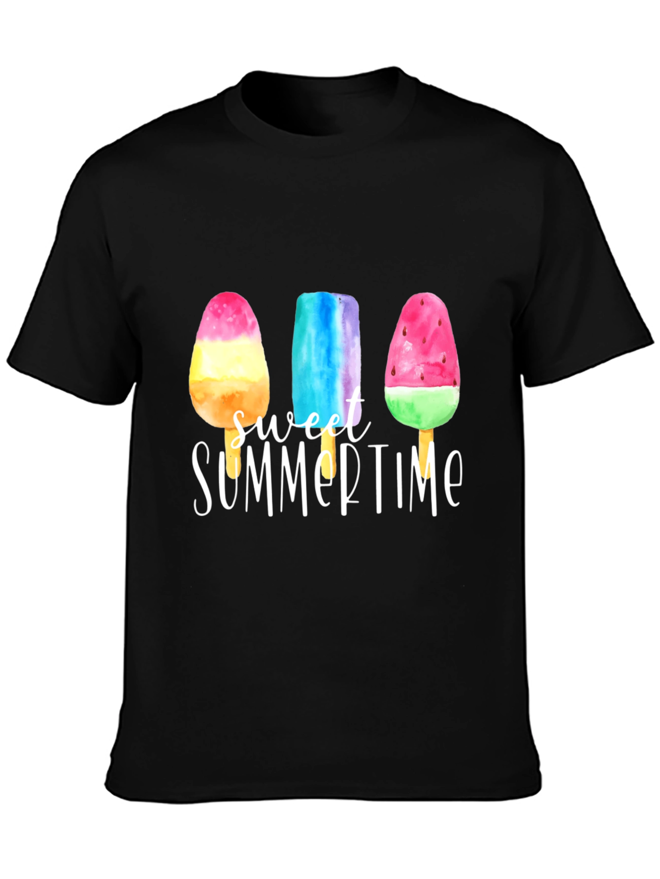 Sweet Summertime Popsicle Graphic T-Shirt