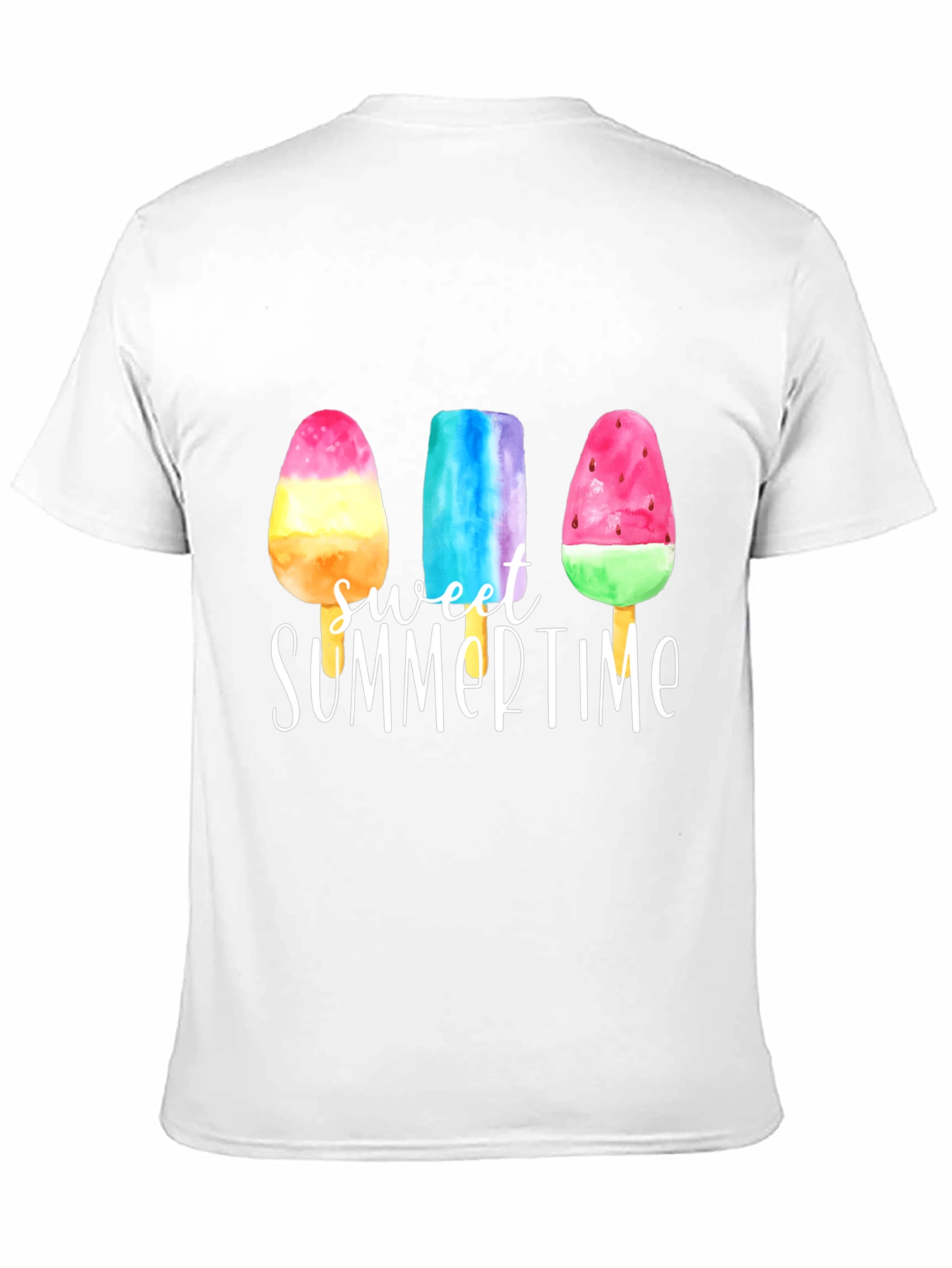 Sweet Summertime Popsicle Graphic T-Shirt