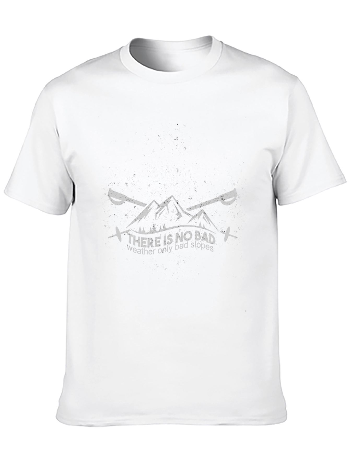 Ski Mountain T-Shirt - Bad Slopes Graphic Tee