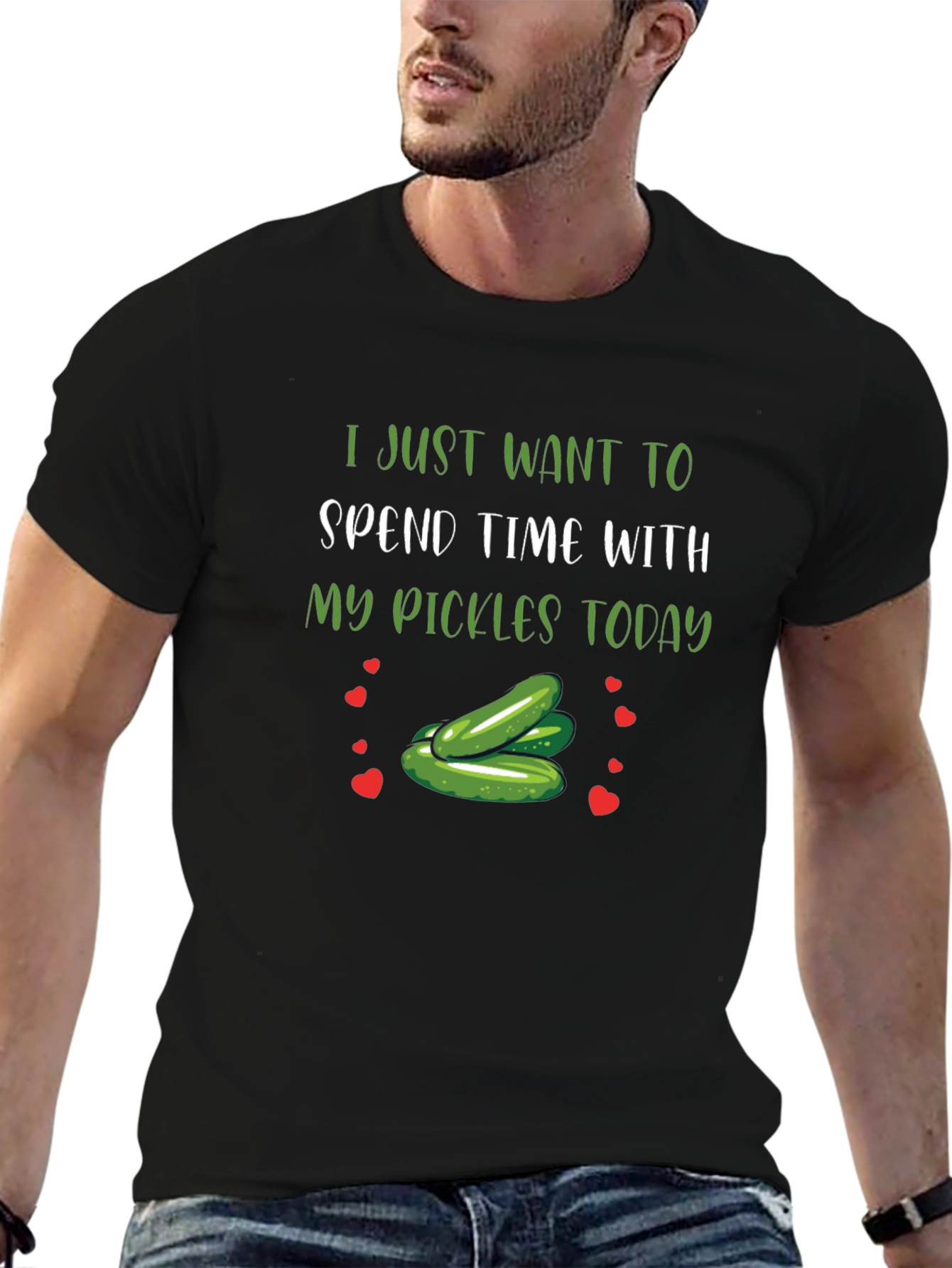 Pickle Lover T-Shirt:  Spend Time with My Pickles Today