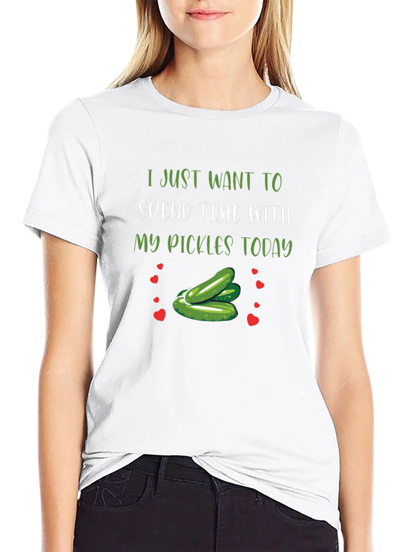Pickle Lover T-Shirt:  Spend Time with My Pickles Today