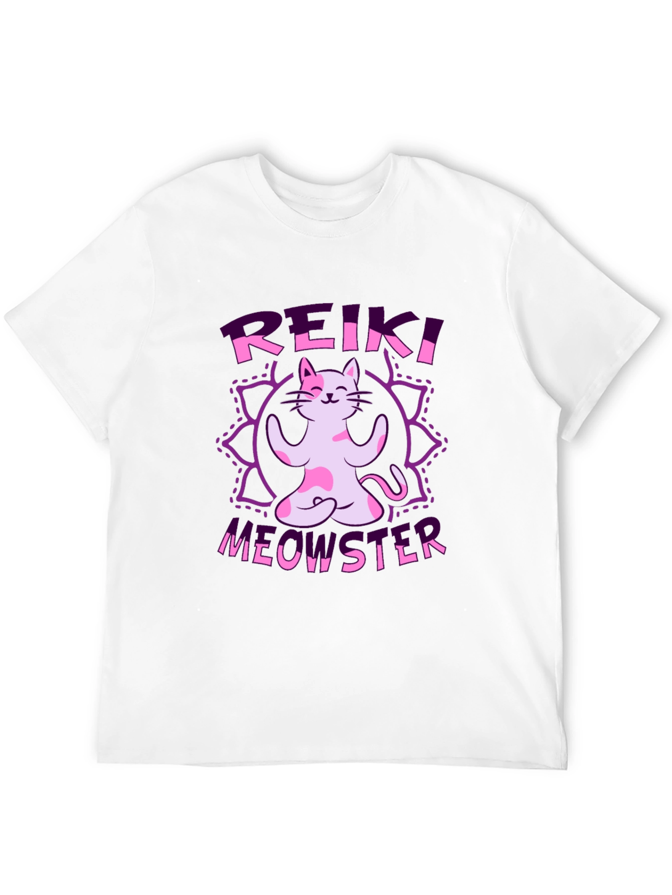 Reiki Meowster Black Graphic Tee