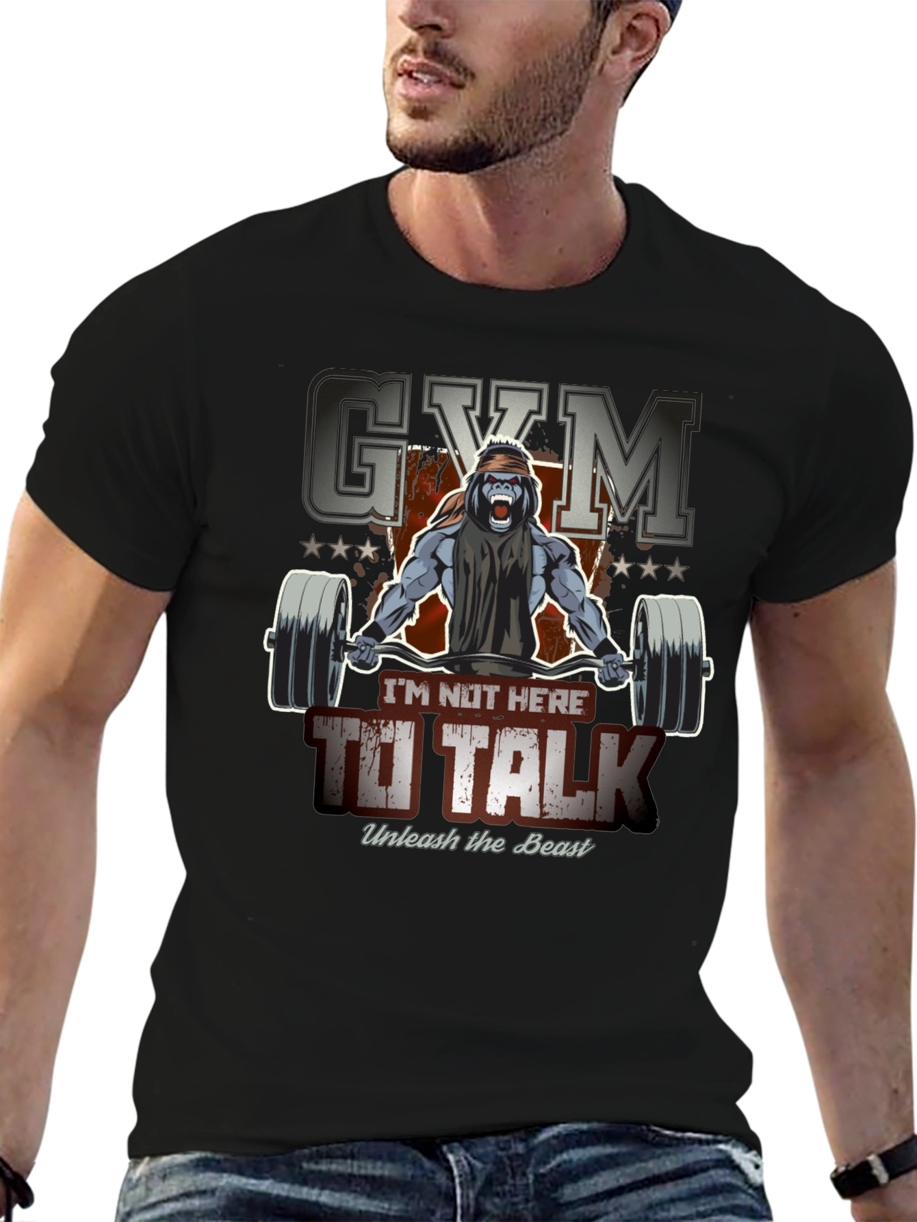 Gym Gorilla T-Shirt - Unleash The Beast!