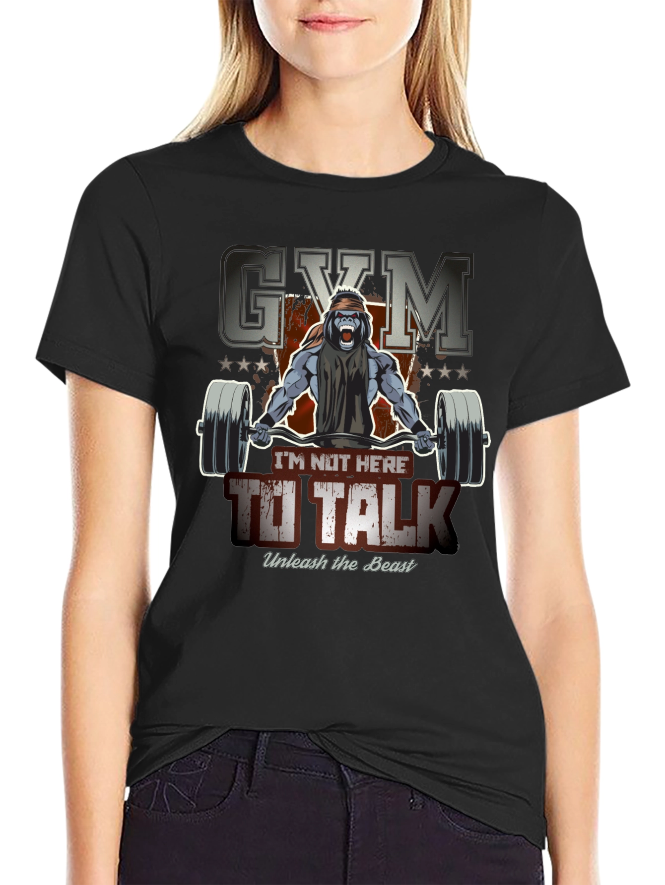 Gym Gorilla T-Shirt - Unleash The Beast!