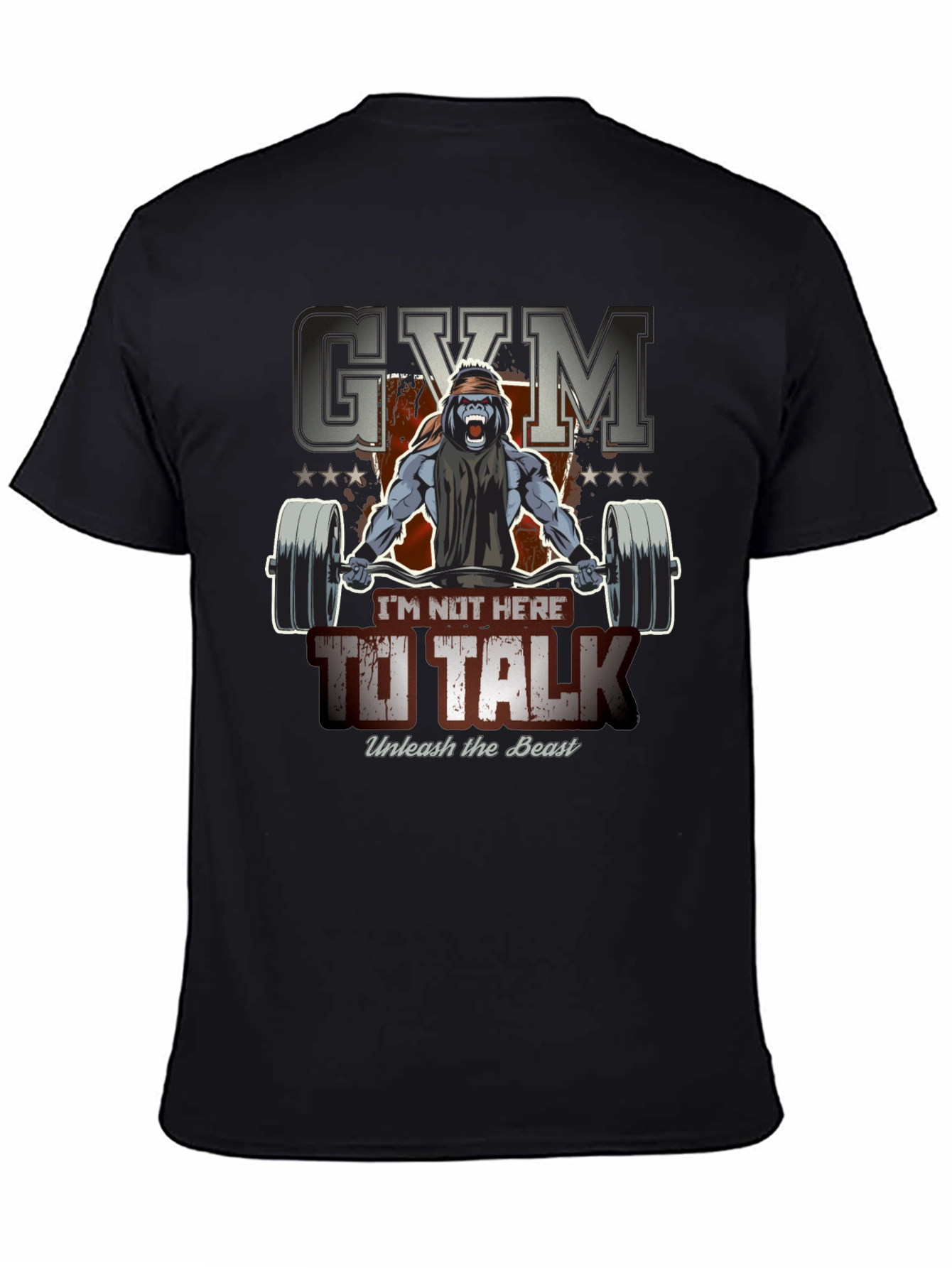 Gym Gorilla T-Shirt - Unleash The Beast!