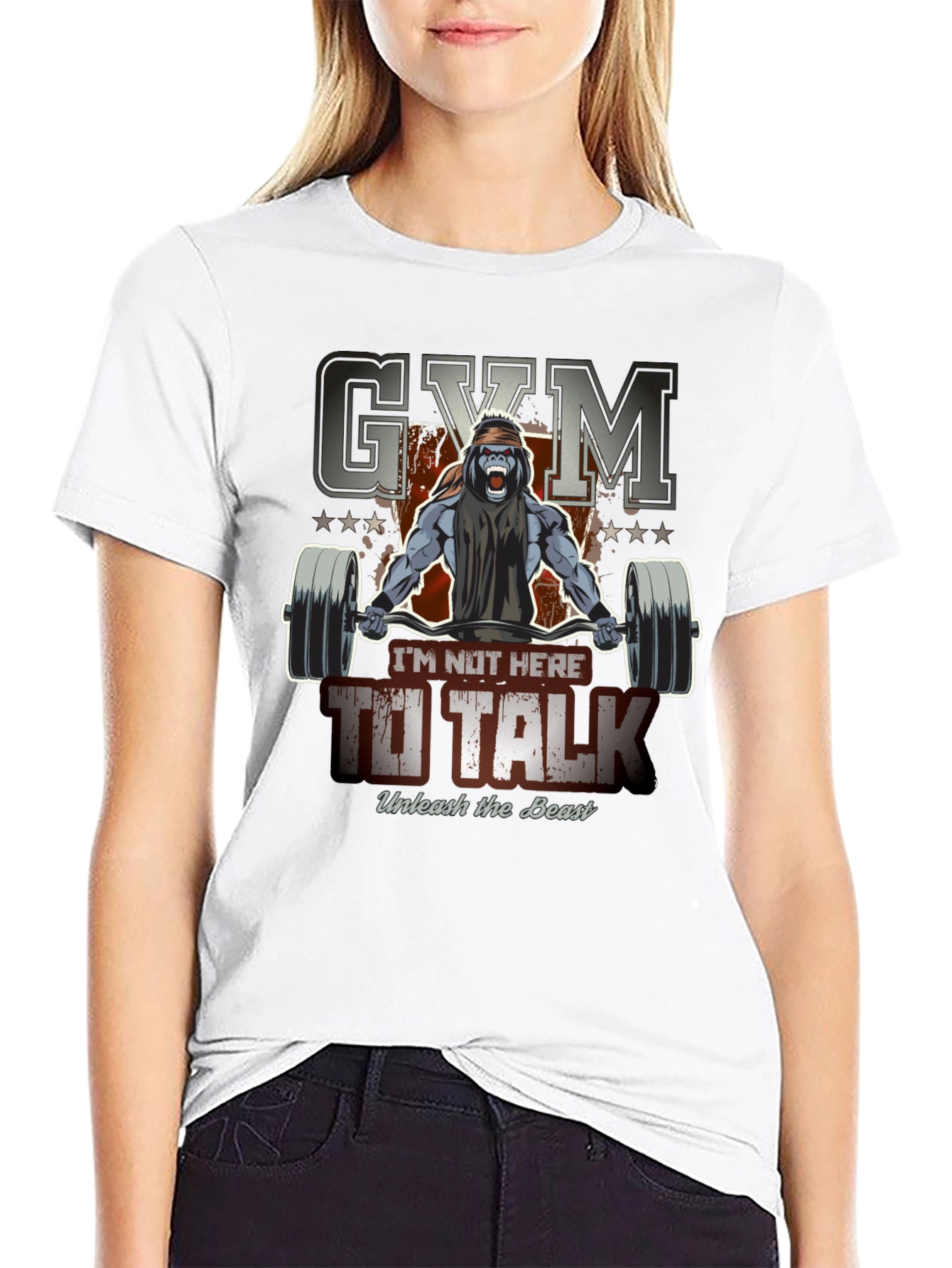 Gym Gorilla T-Shirt - Unleash The Beast!