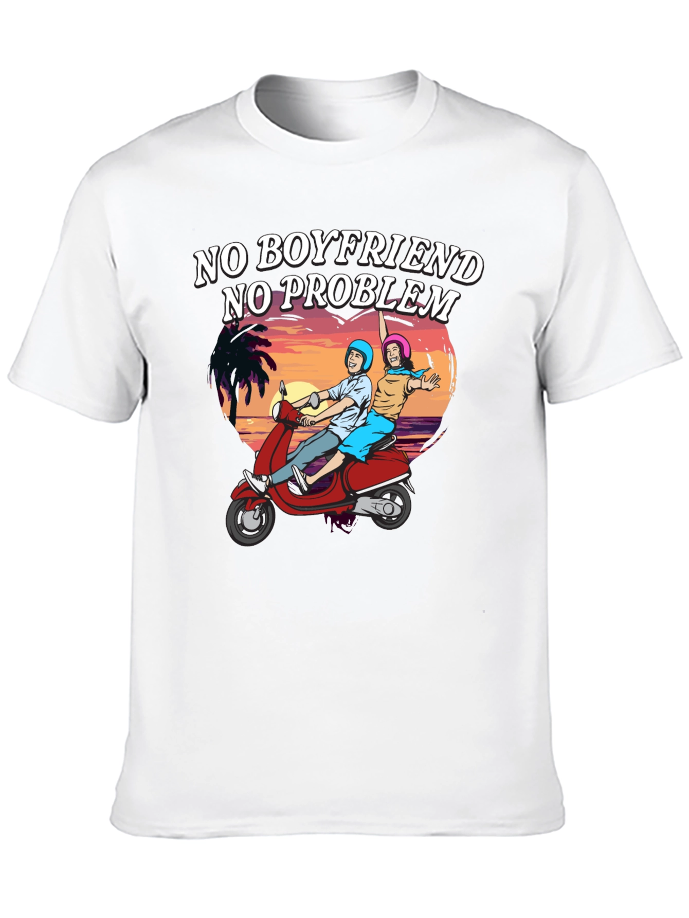 No Boyfriend No Problem Graphic Tee