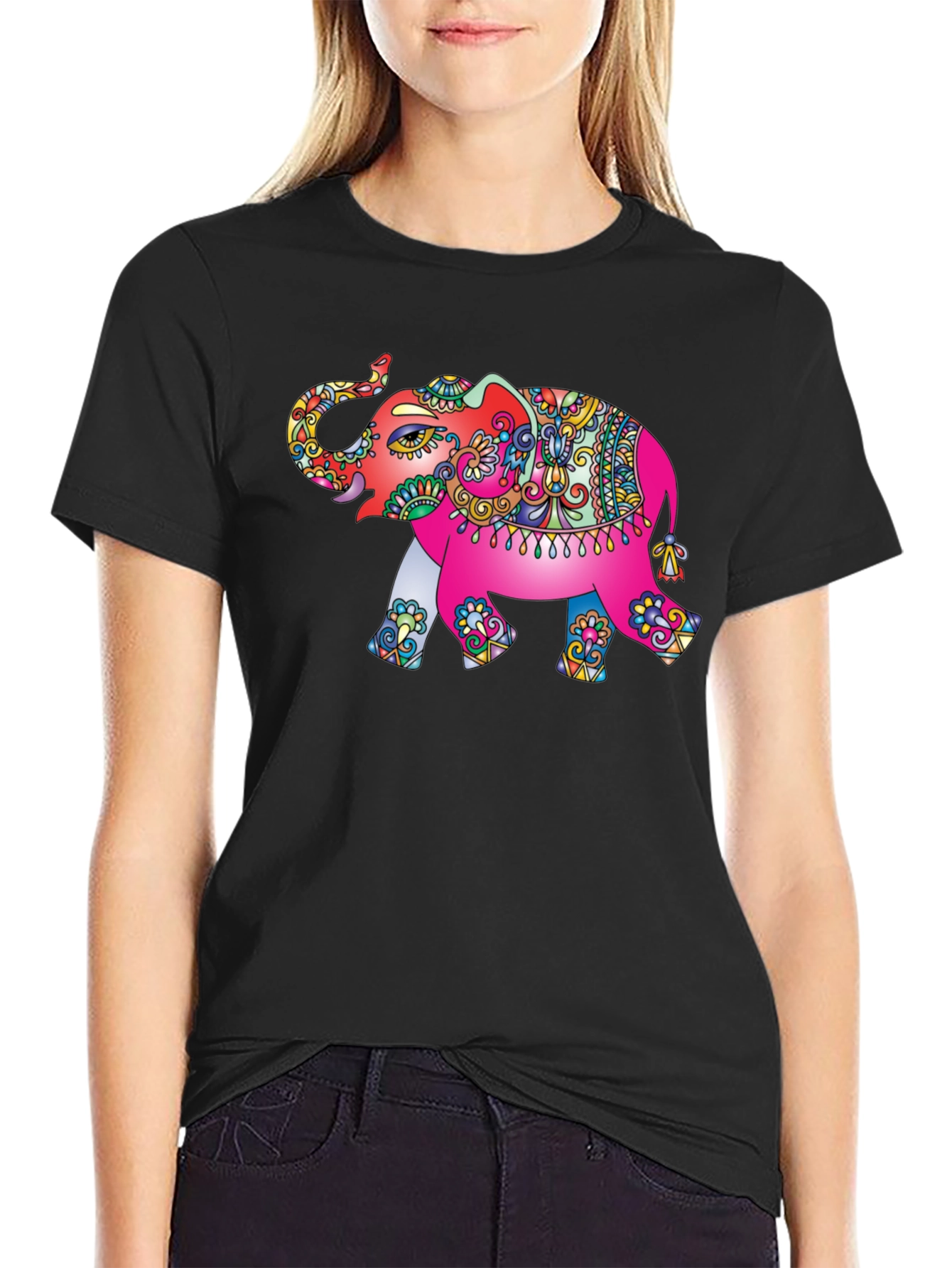 Elephant Graphic T-Shirt - Unique Animal Print