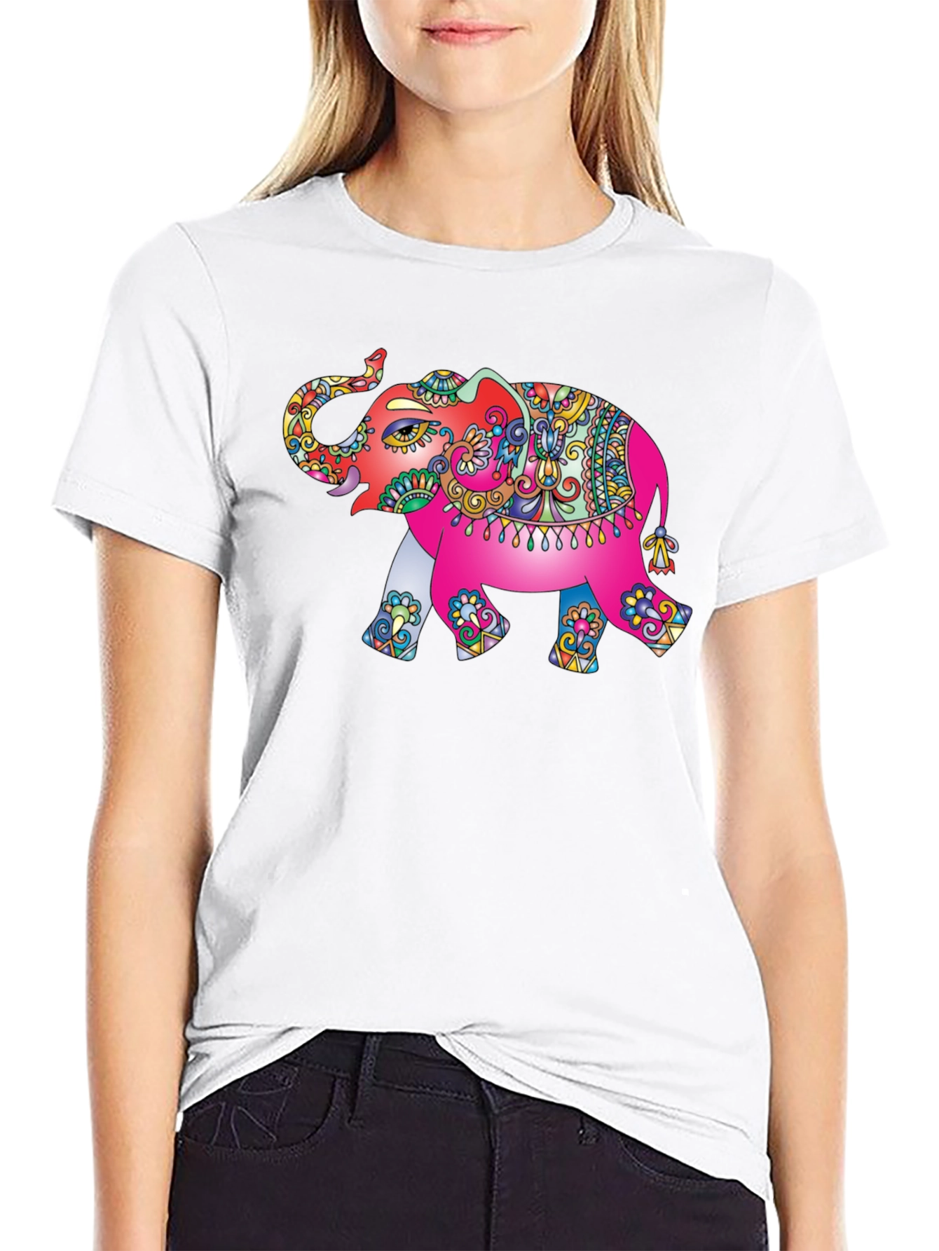 Elephant Graphic T-Shirt - Unique Animal Print