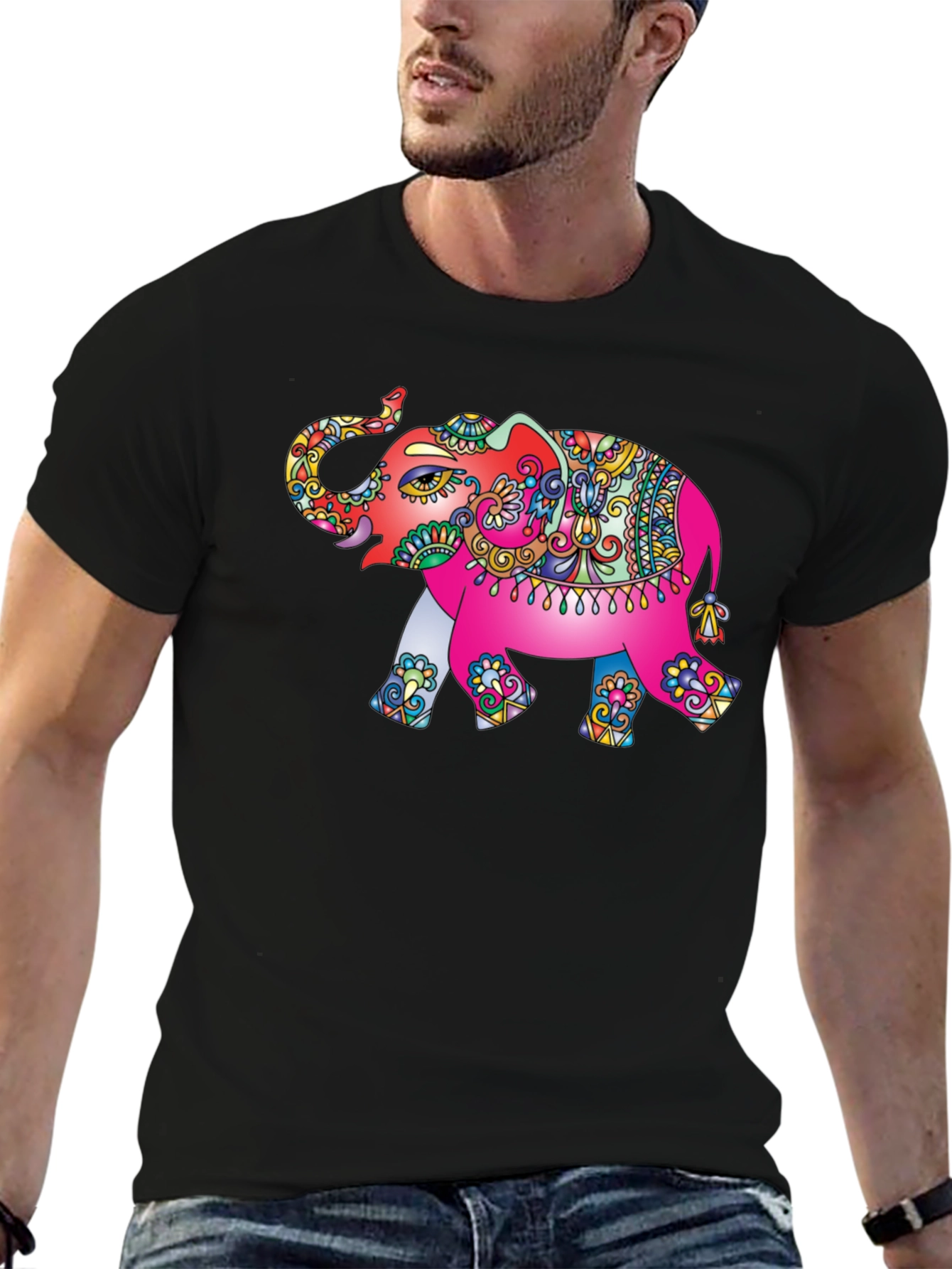 Elephant Graphic T-Shirt - Unique Animal Print