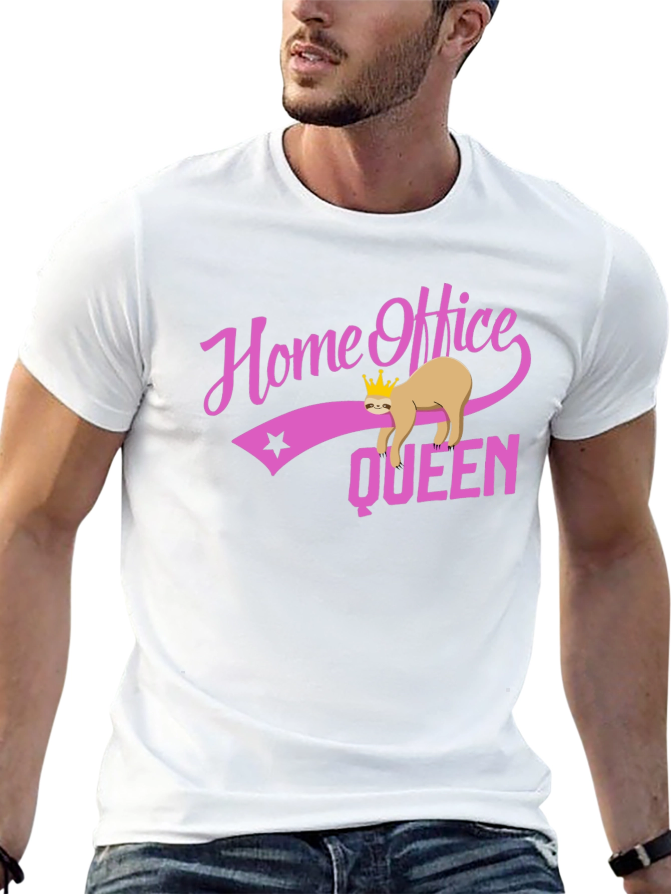 Home Office Queen Sloth T-Shirt