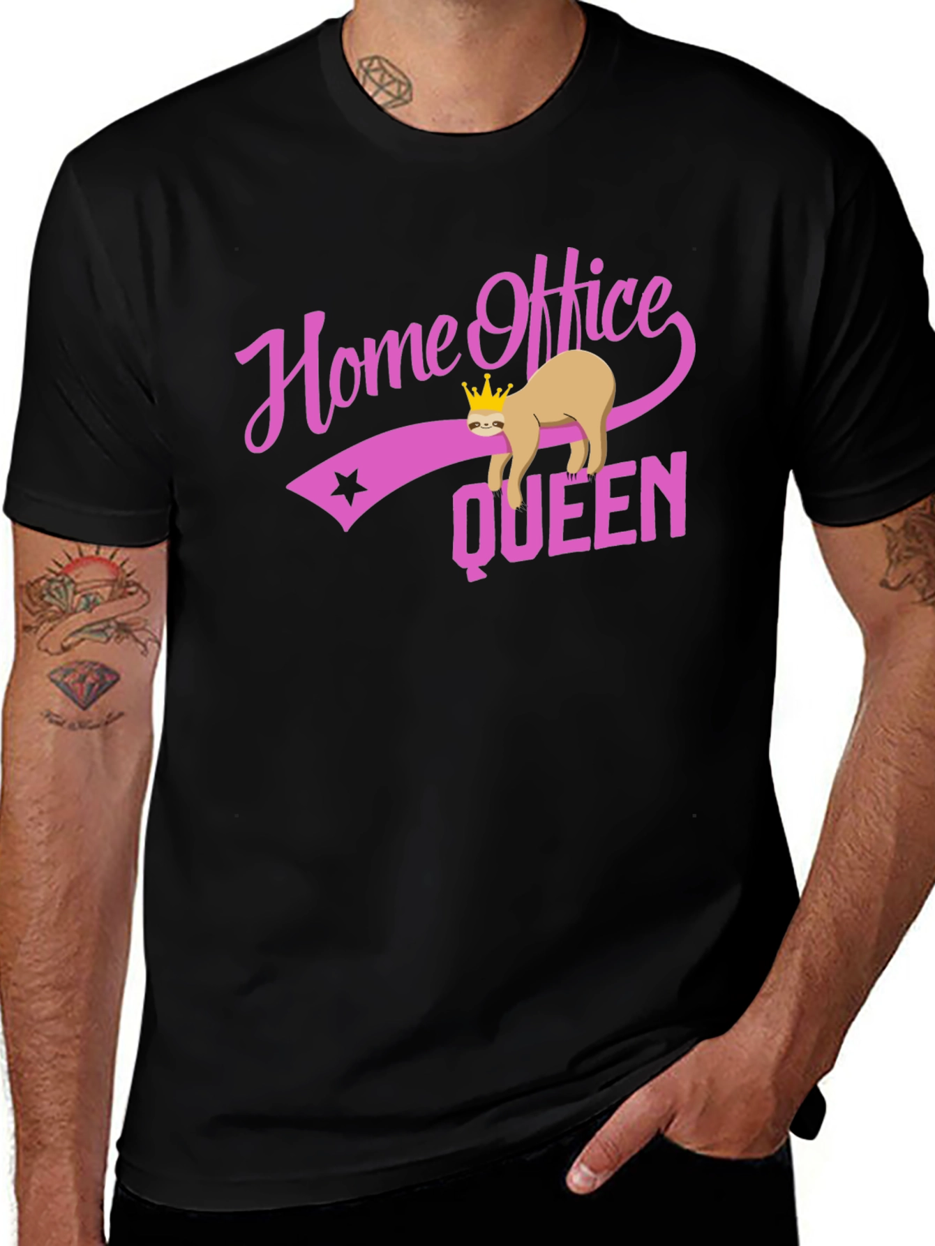 Home Office Queen Sloth T-Shirt