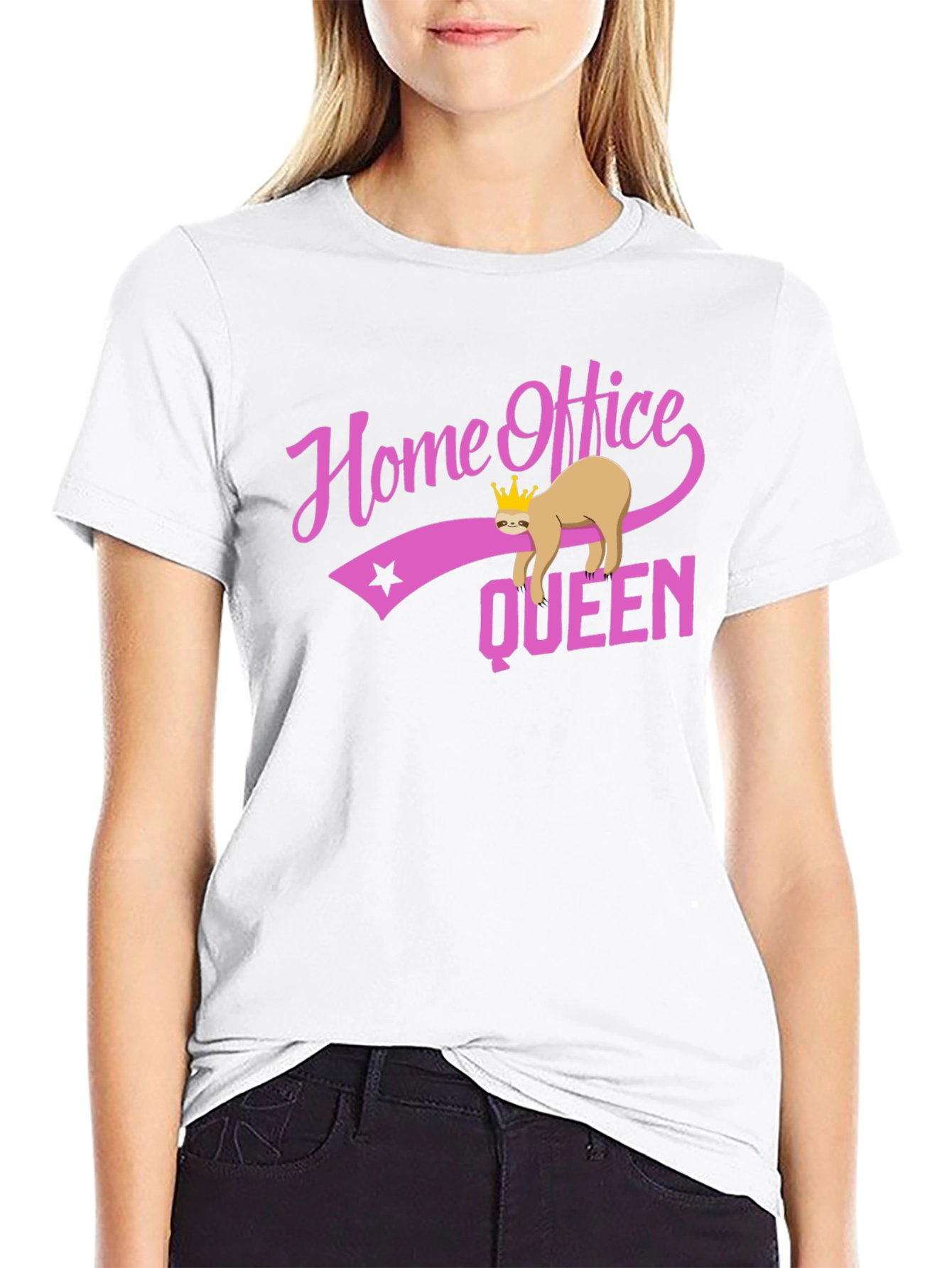 Home Office Queen Sloth T-Shirt