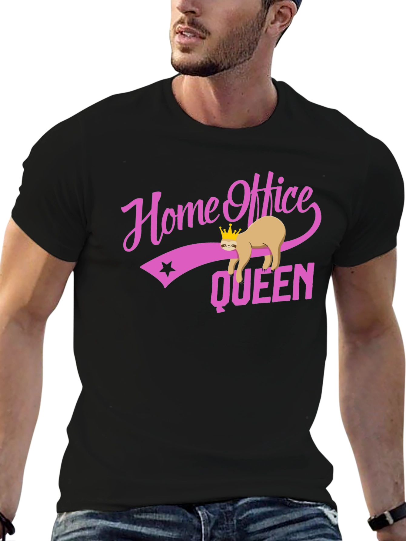 Home Office Queen Sloth T-Shirt