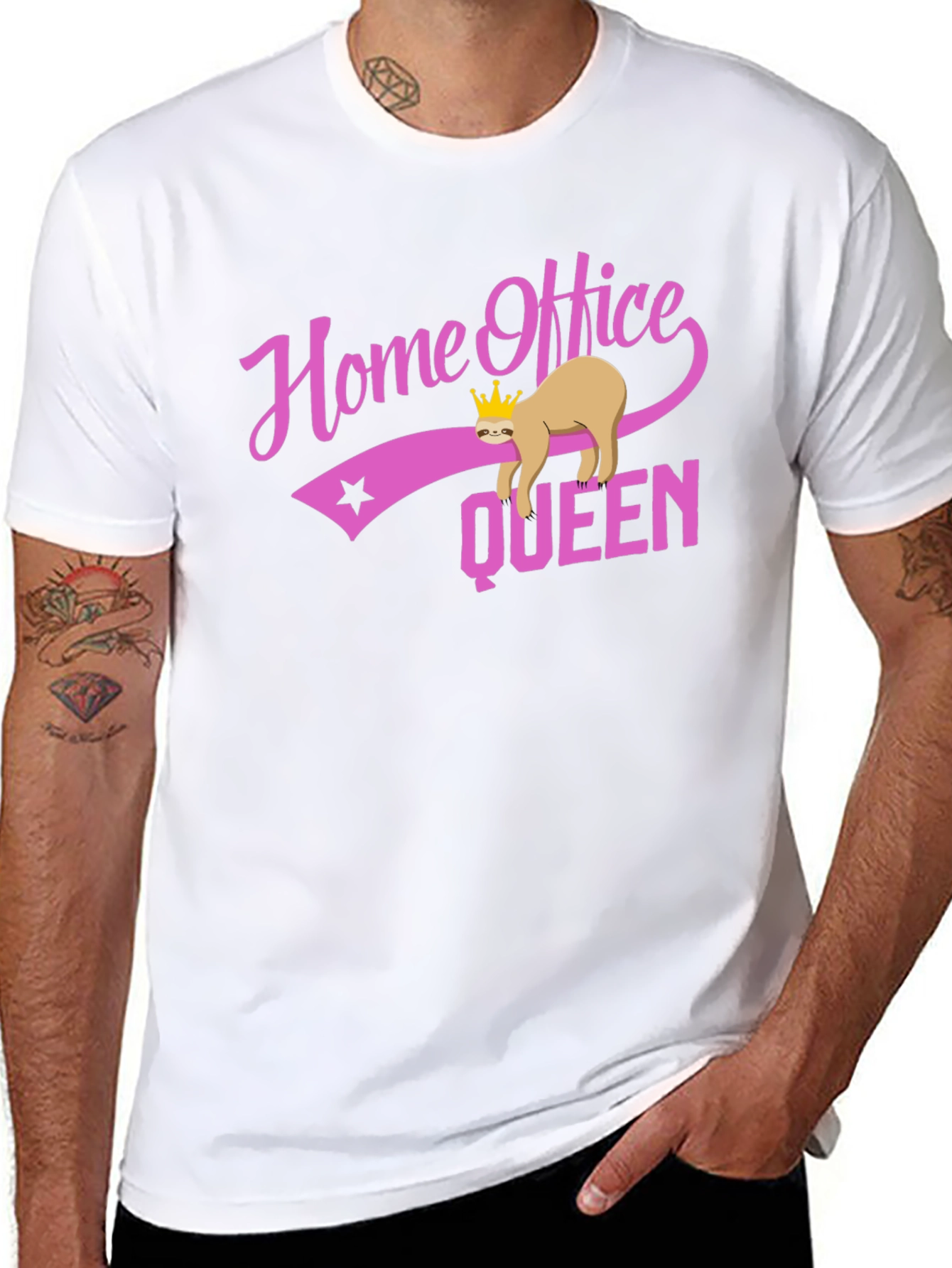 Home Office Queen Sloth T-Shirt