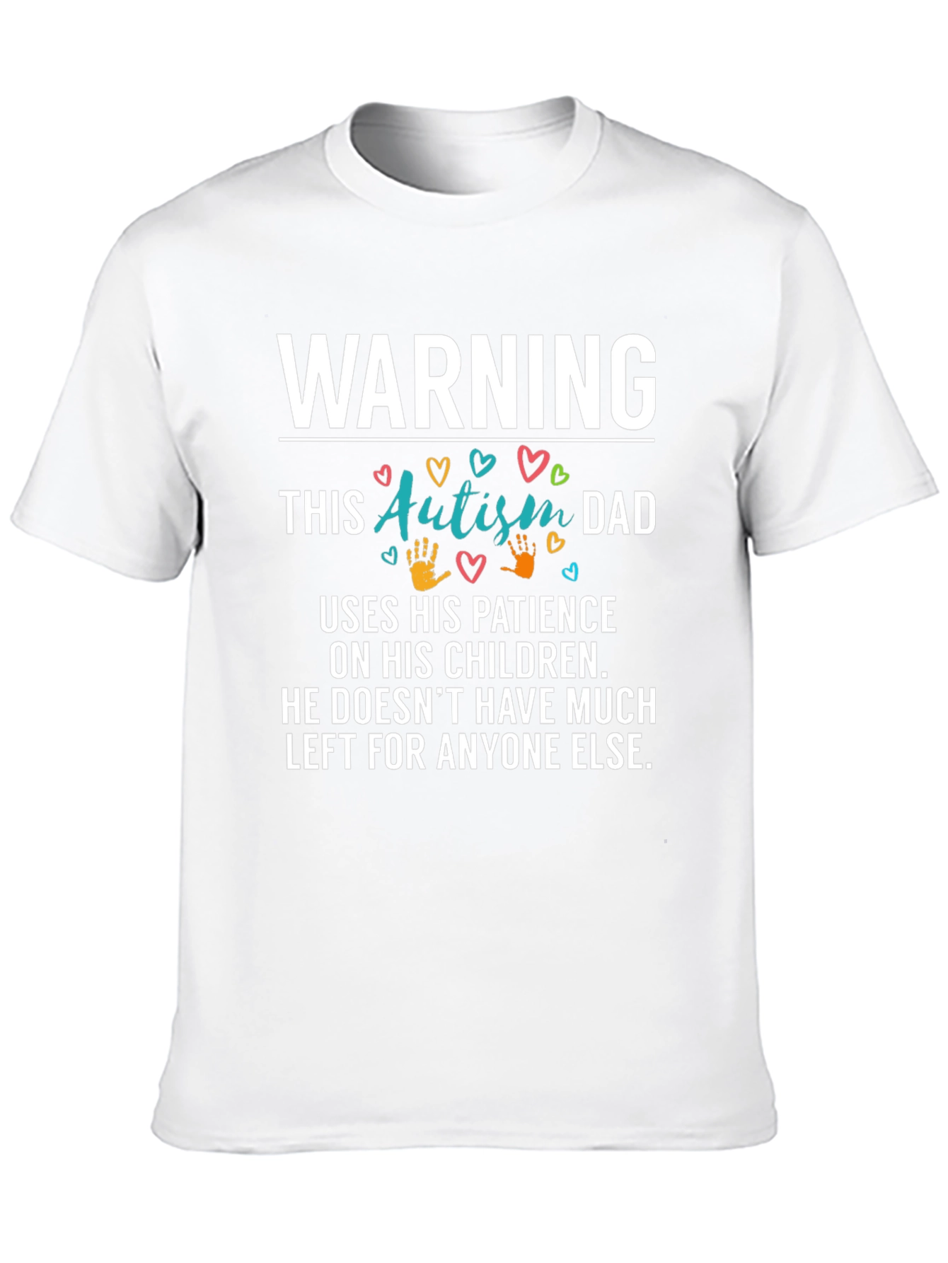 Autism Dad T-Shirt - Warning Graphic Novelty Tee