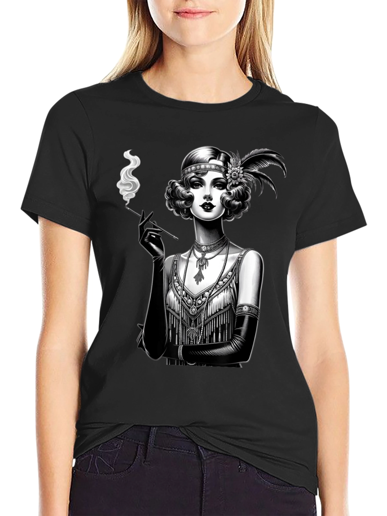 Roaring 20s Art Deco Graphic Tee