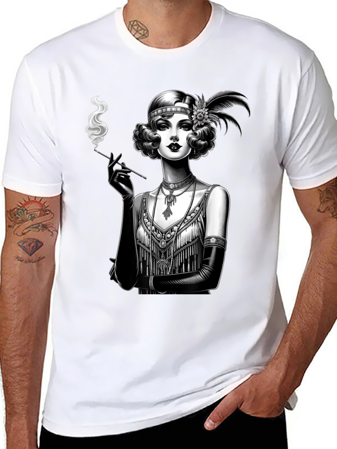 Roaring 20s Art Deco Graphic Tee