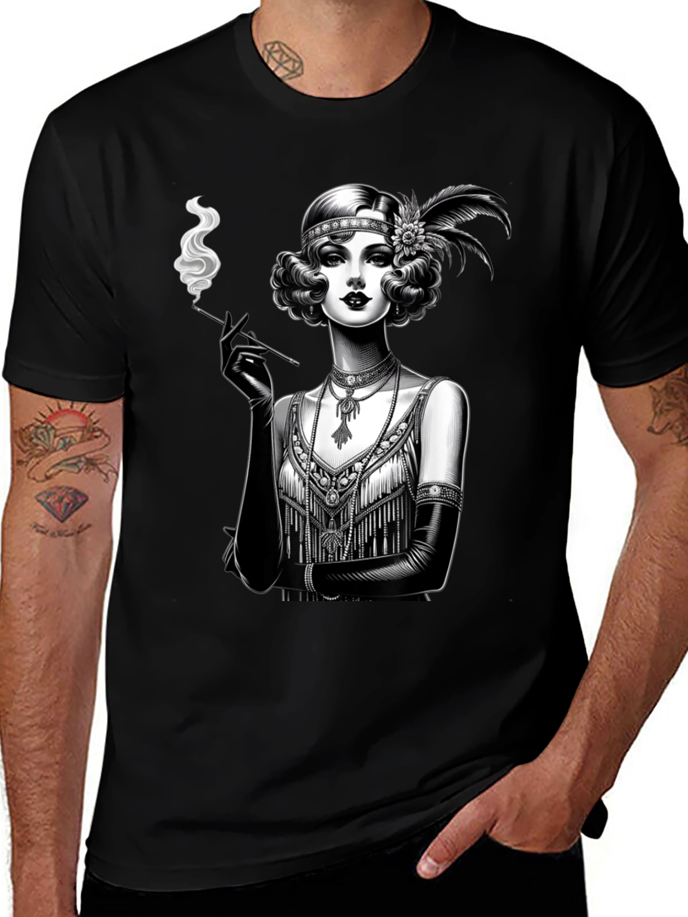 Roaring 20s Art Deco Graphic Tee