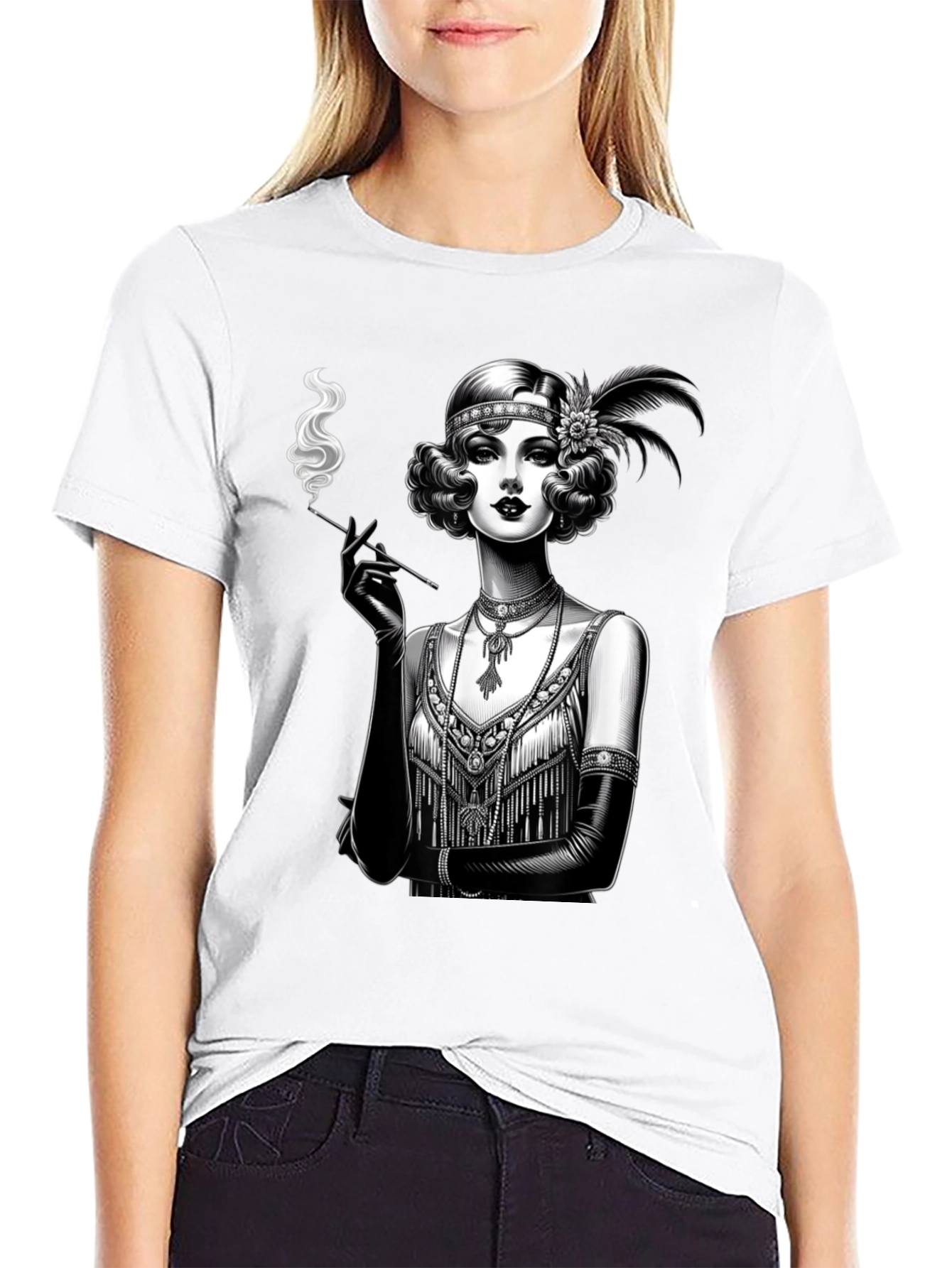 Roaring 20s Art Deco Graphic Tee
