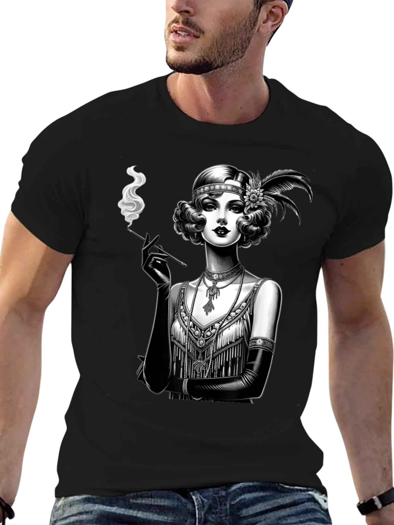 Roaring 20s Art Deco Graphic Tee