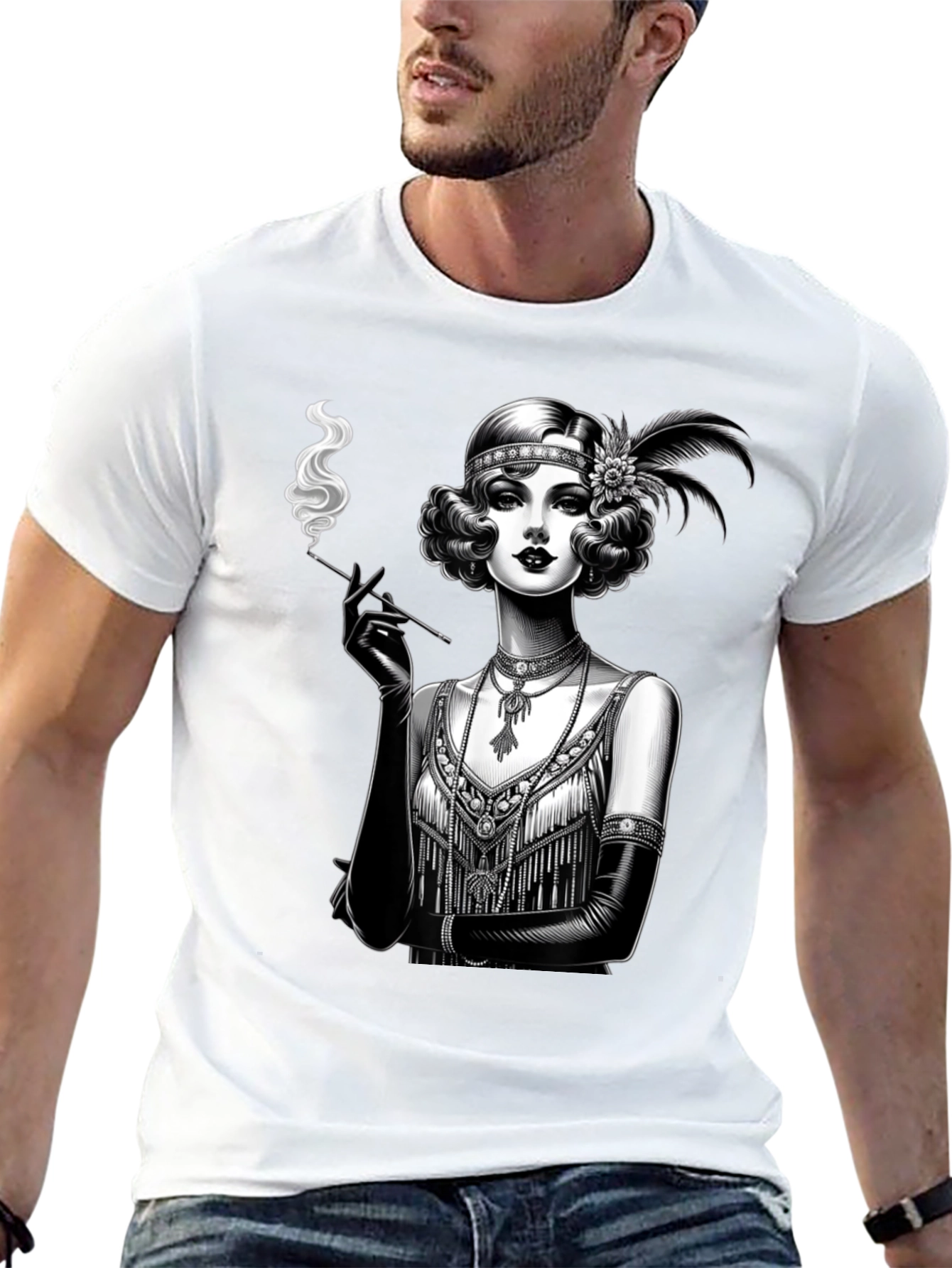Roaring 20s Art Deco Graphic Tee