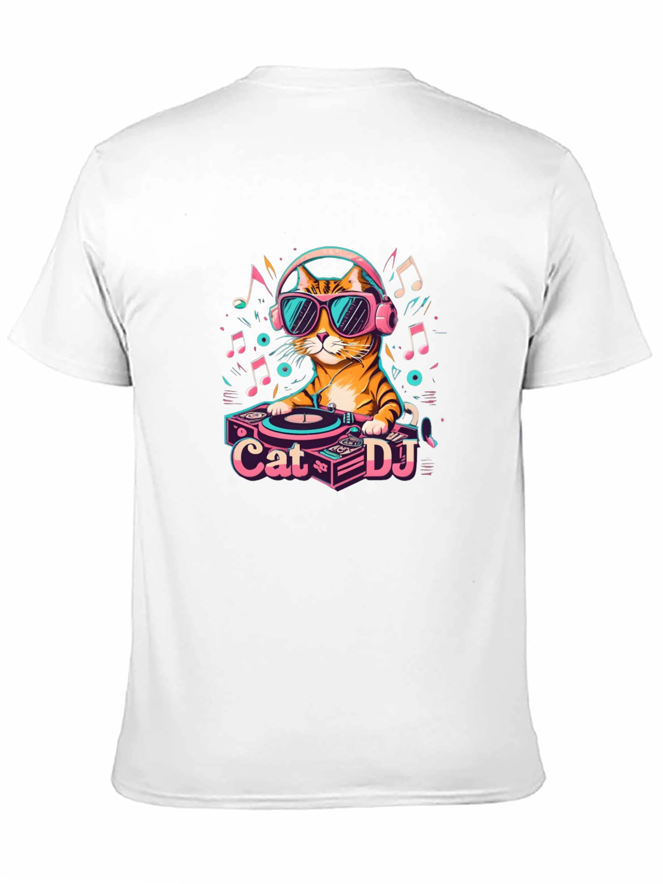 Cool Cat DJ Graphic T-Shirt - Unisex