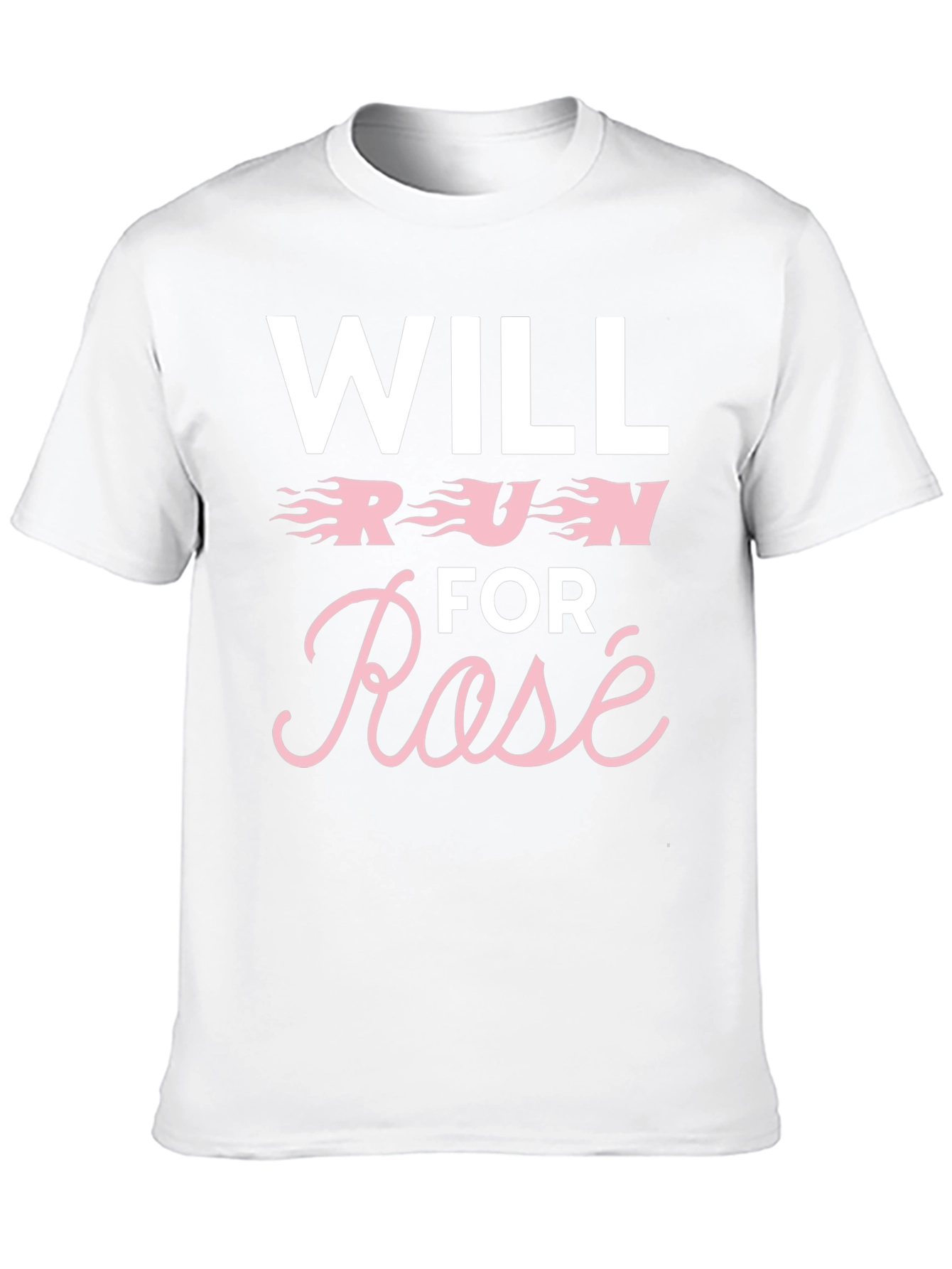 Will Run for Rosé Graphic T-Shirt
