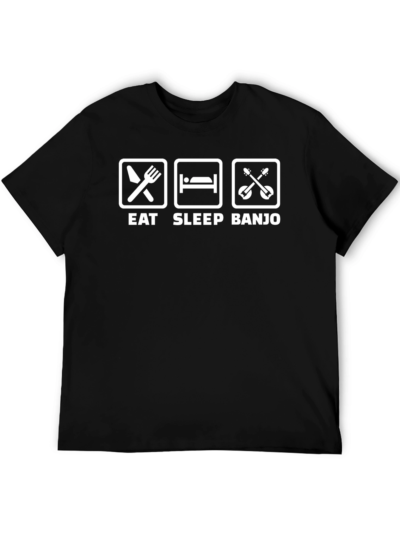 Eat Sleep Banjo T-Shirt - Musician Novelty Tee
