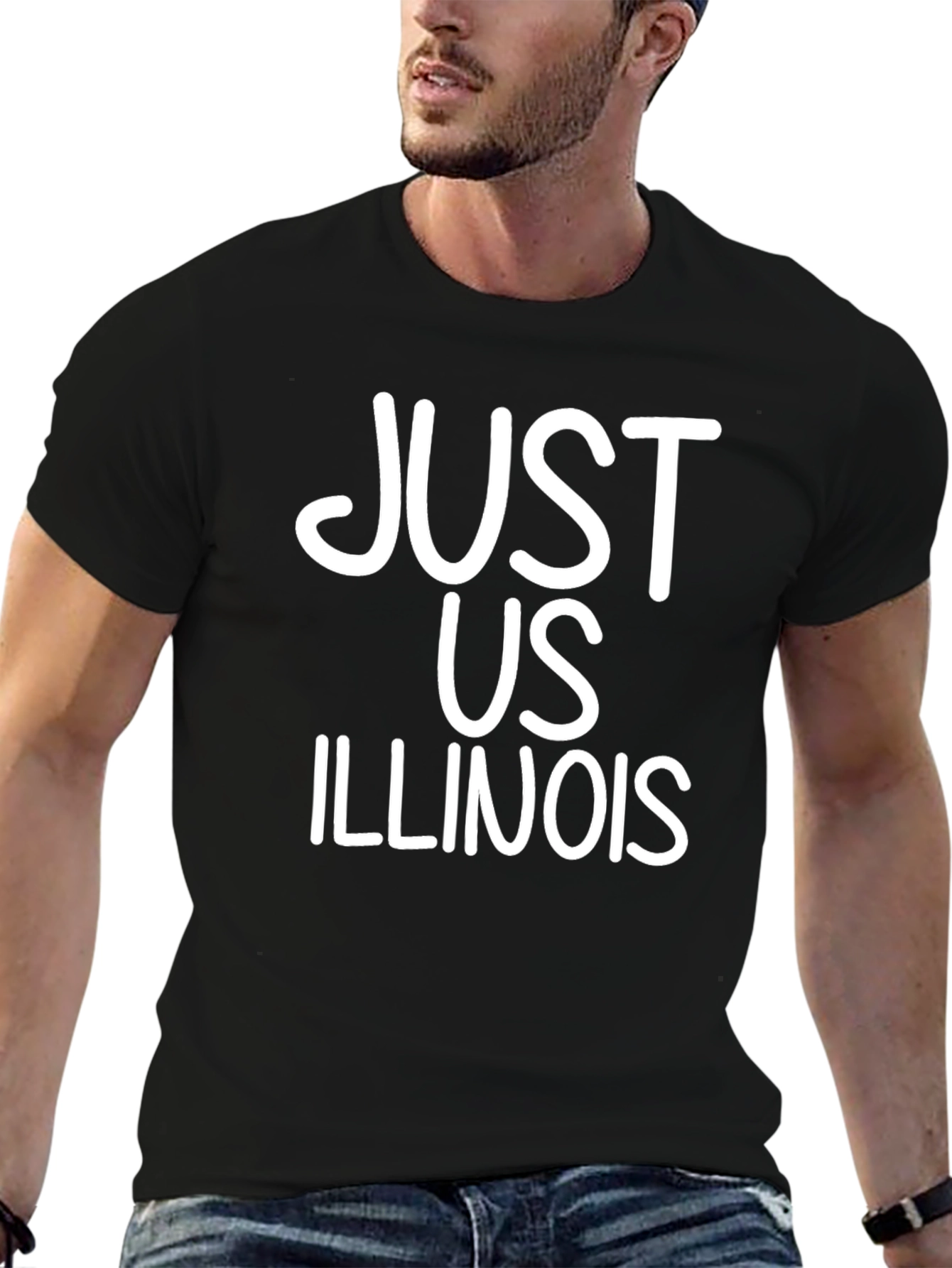 Just Us Illinois Graphic T-Shirt