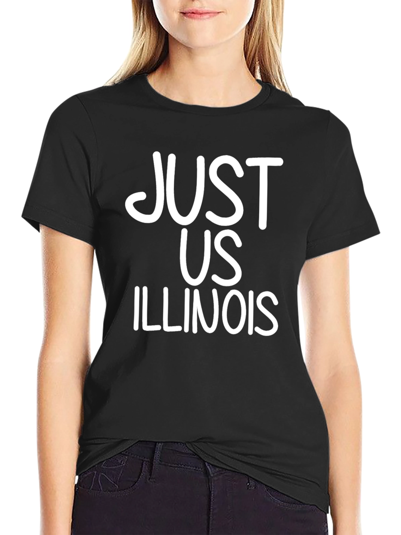 Just Us Illinois Graphic T-Shirt