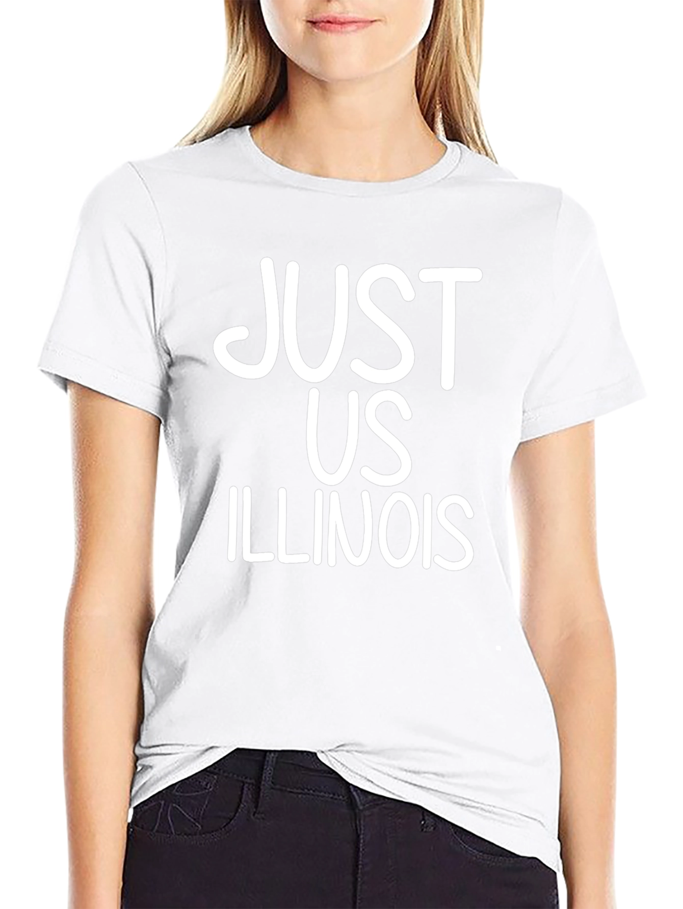 Just Us Illinois Graphic T-Shirt