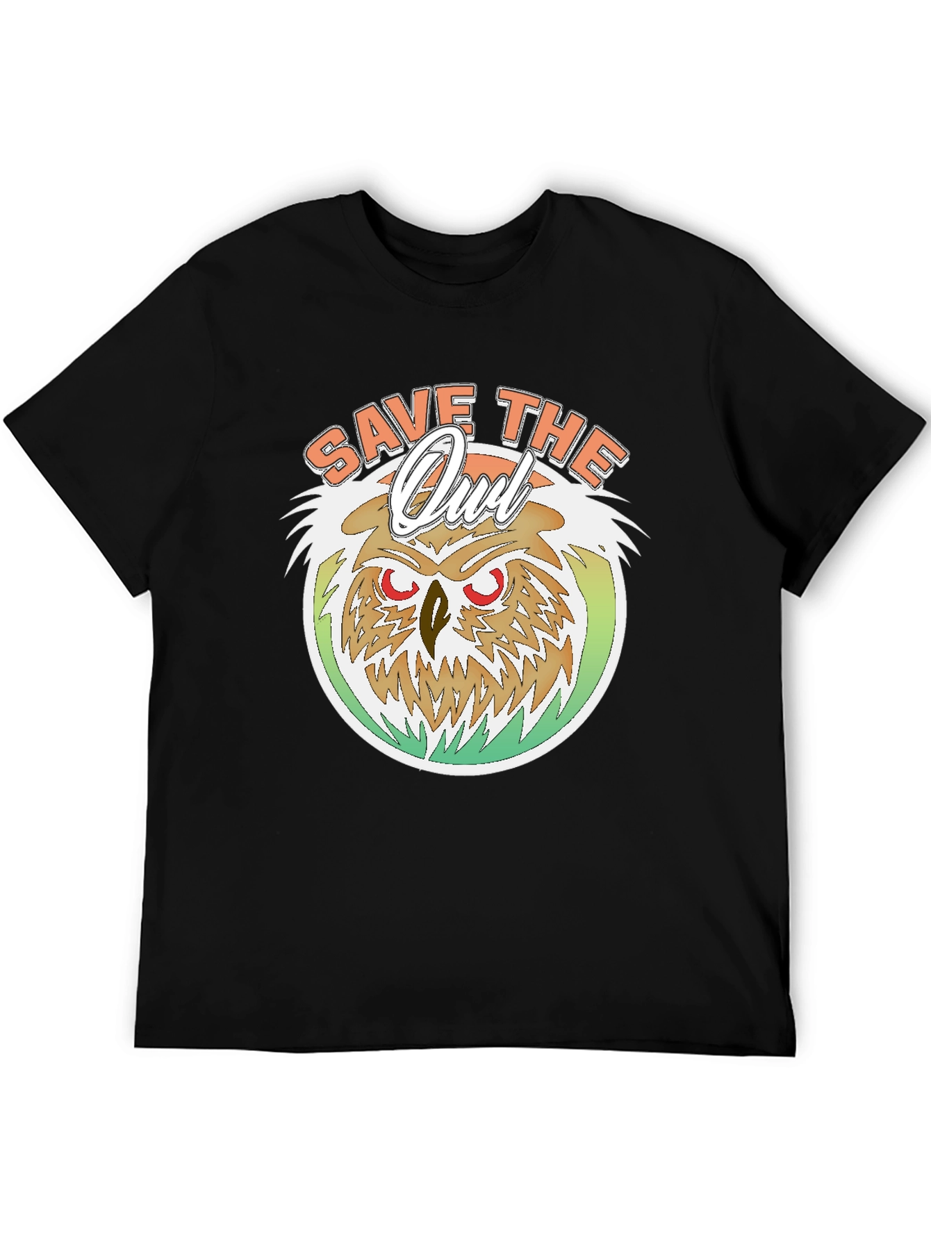 Save The Owl T-Shirt -  Eco-Friendly Graphic Tee