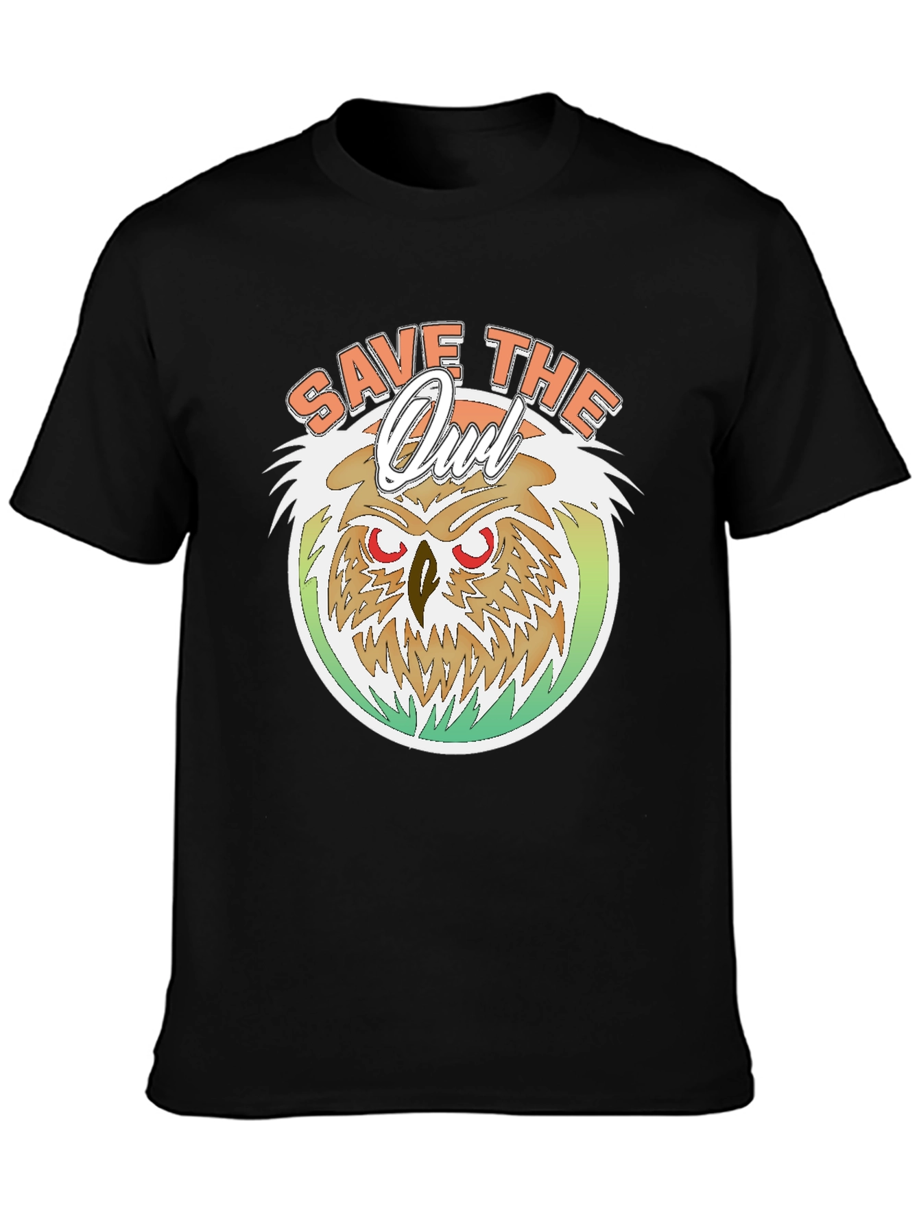 Save The Owl T-Shirt -  Eco-Friendly Graphic Tee