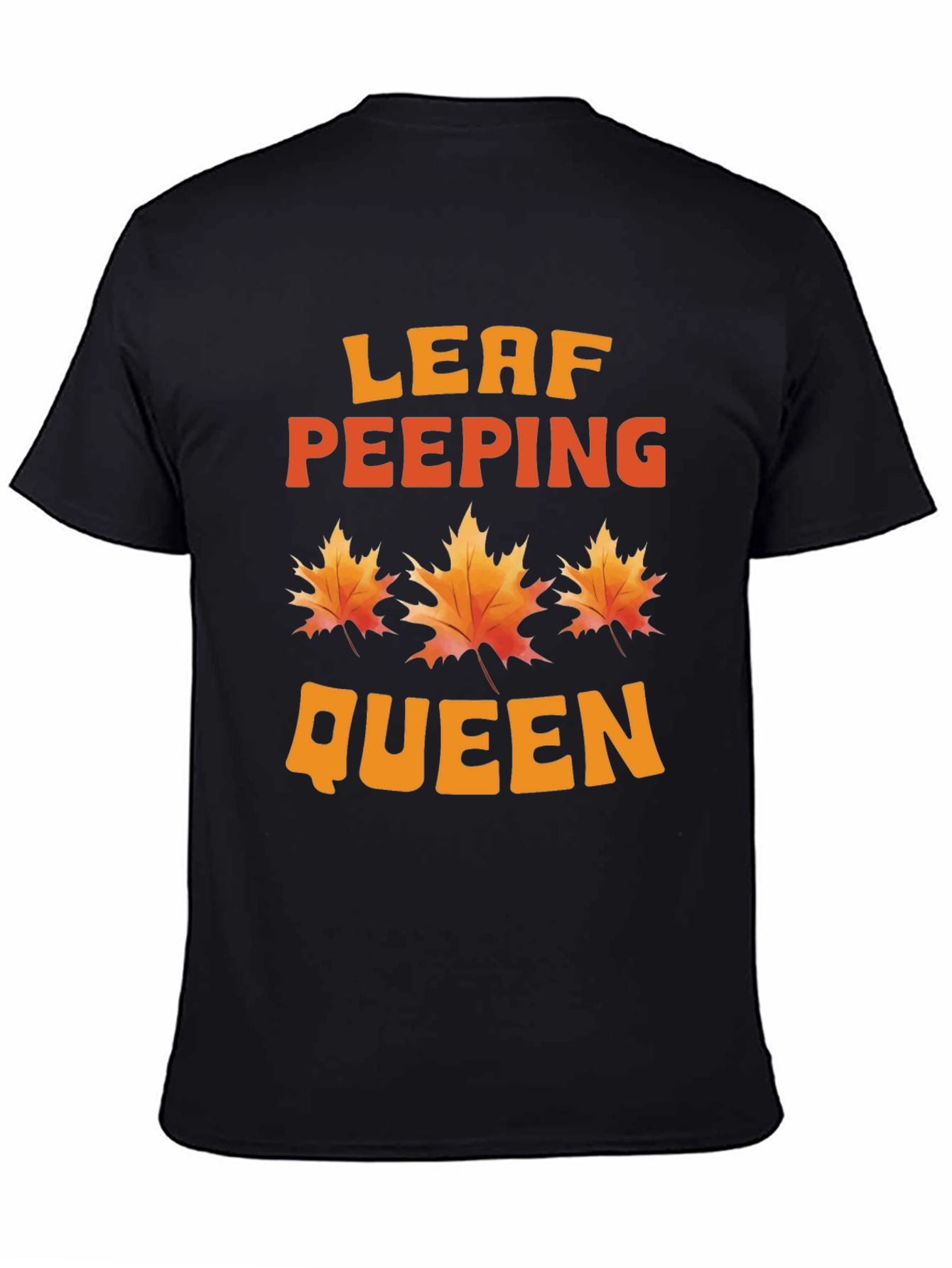 Leaf Peeping Queen T-Shirt - Autumn Fall Graphic Tee