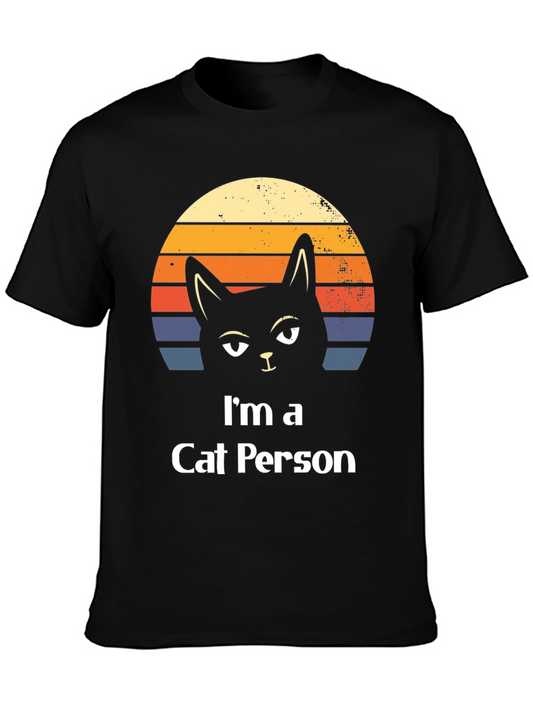 Im a Cat Person T-Shirt - Retro Design