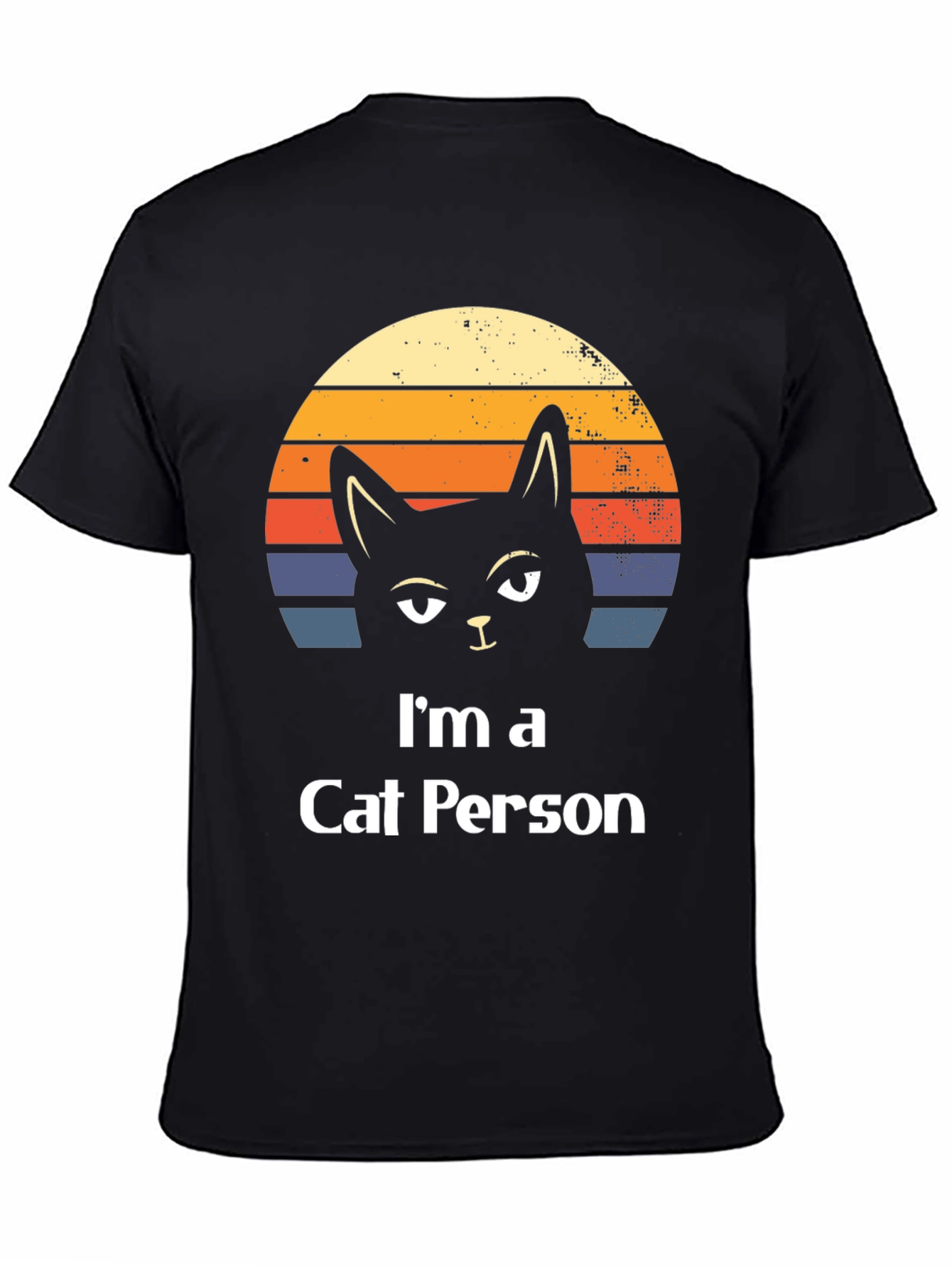 Im a Cat Person T-Shirt - Retro Design