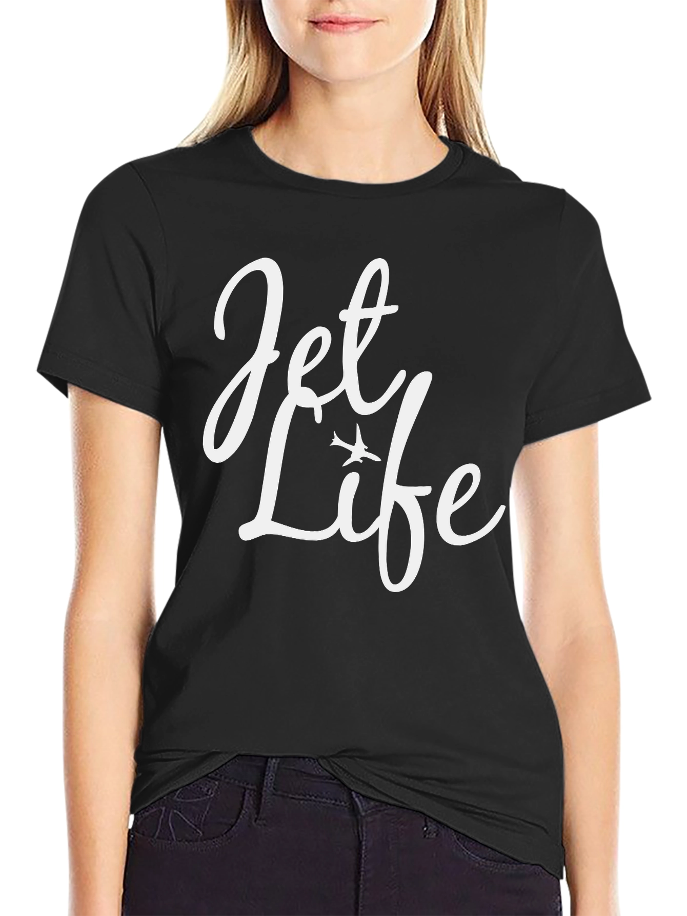 Jet Life Black Graphic Tee