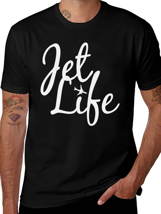 Jet Life Black Graphic Tee