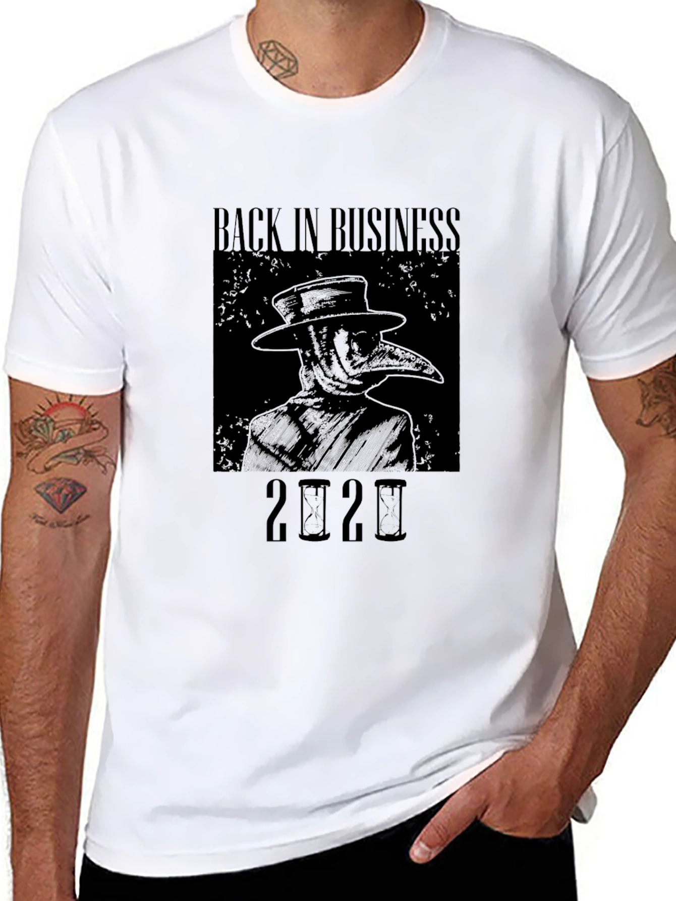 Back In Business Plague Doctor T-Shirt