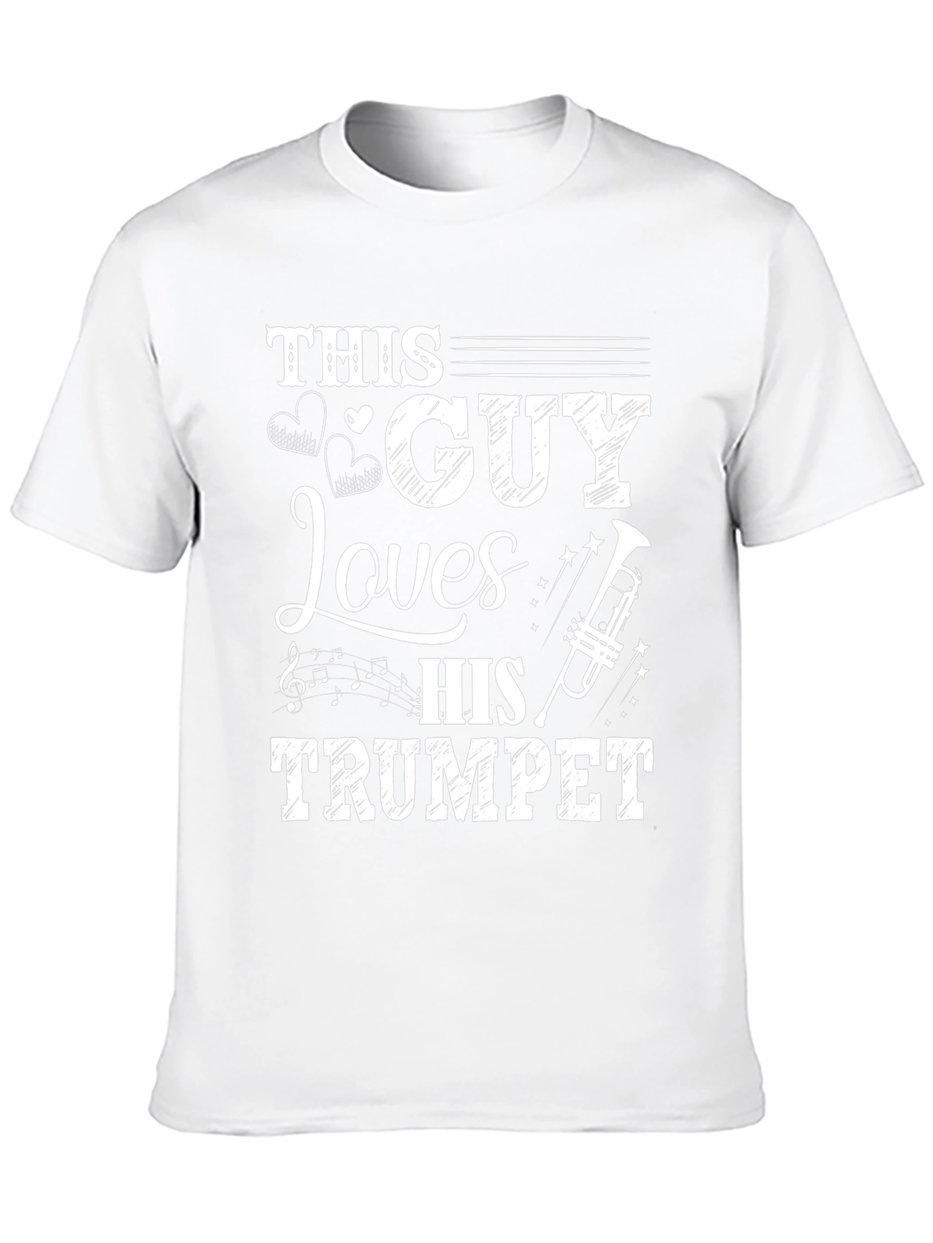 This Guy Loves His Trumpet - Musician T-Shirt