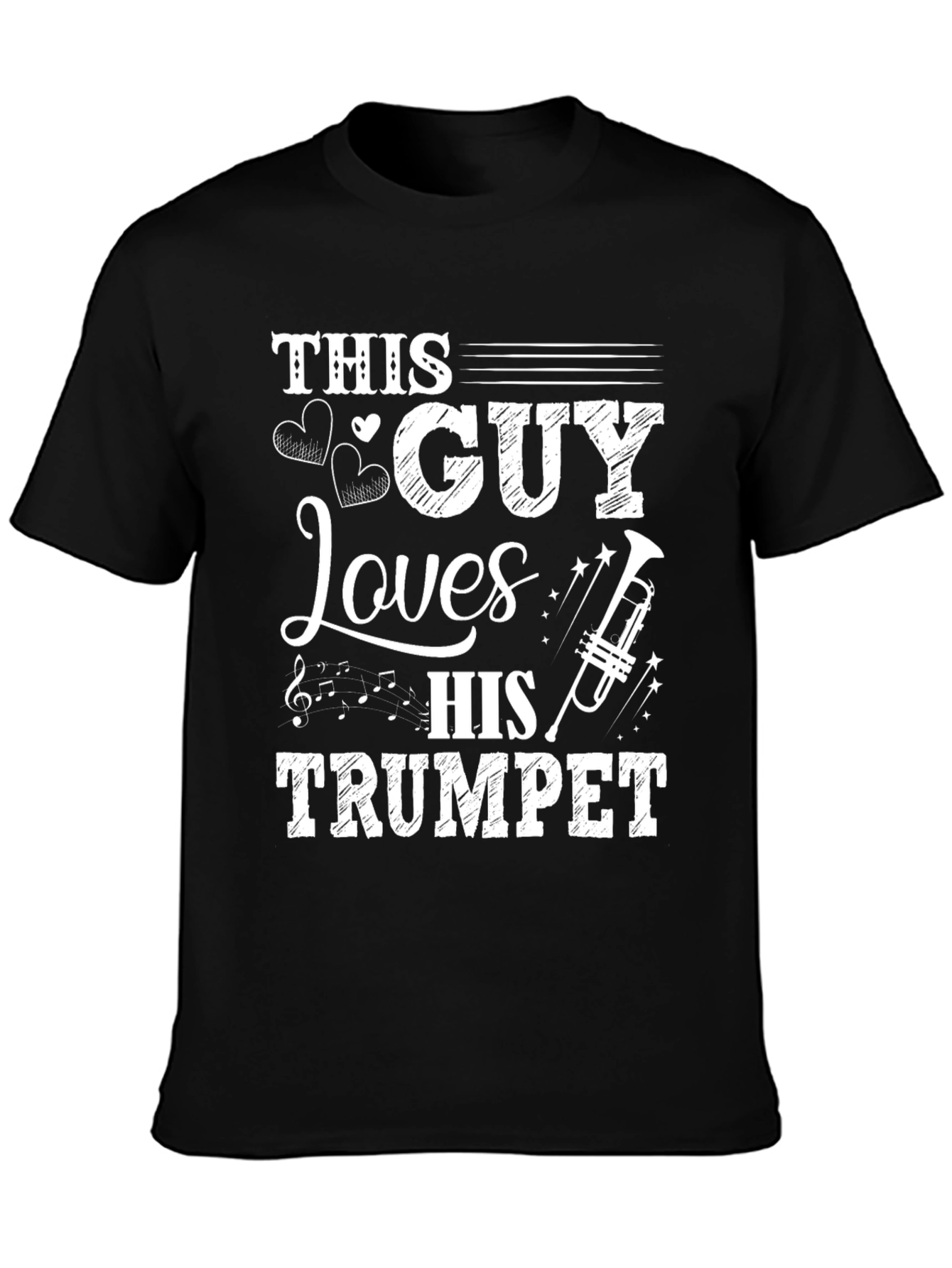 This Guy Loves His Trumpet - Musician T-Shirt