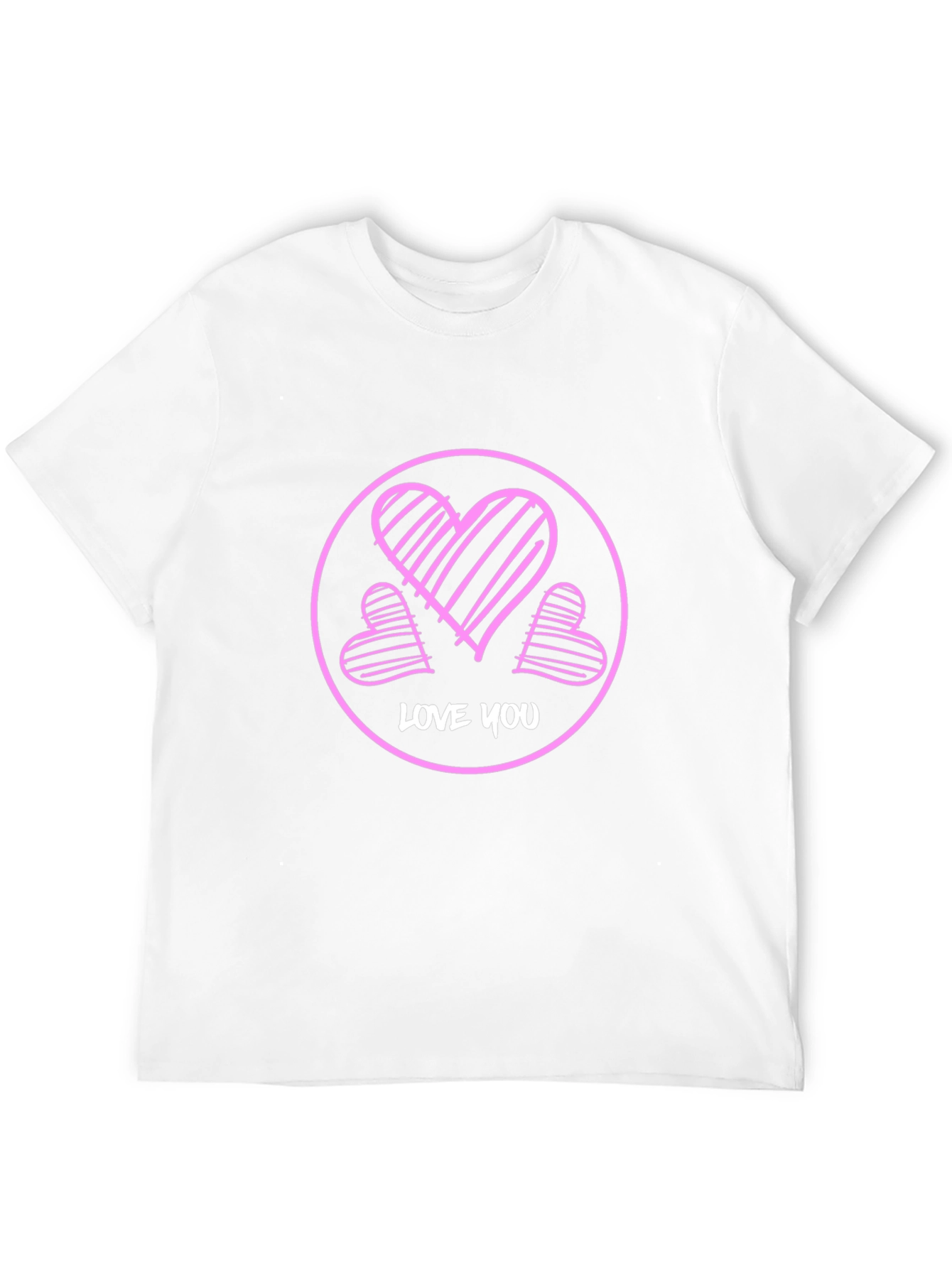 Love You Graphic Black Tee