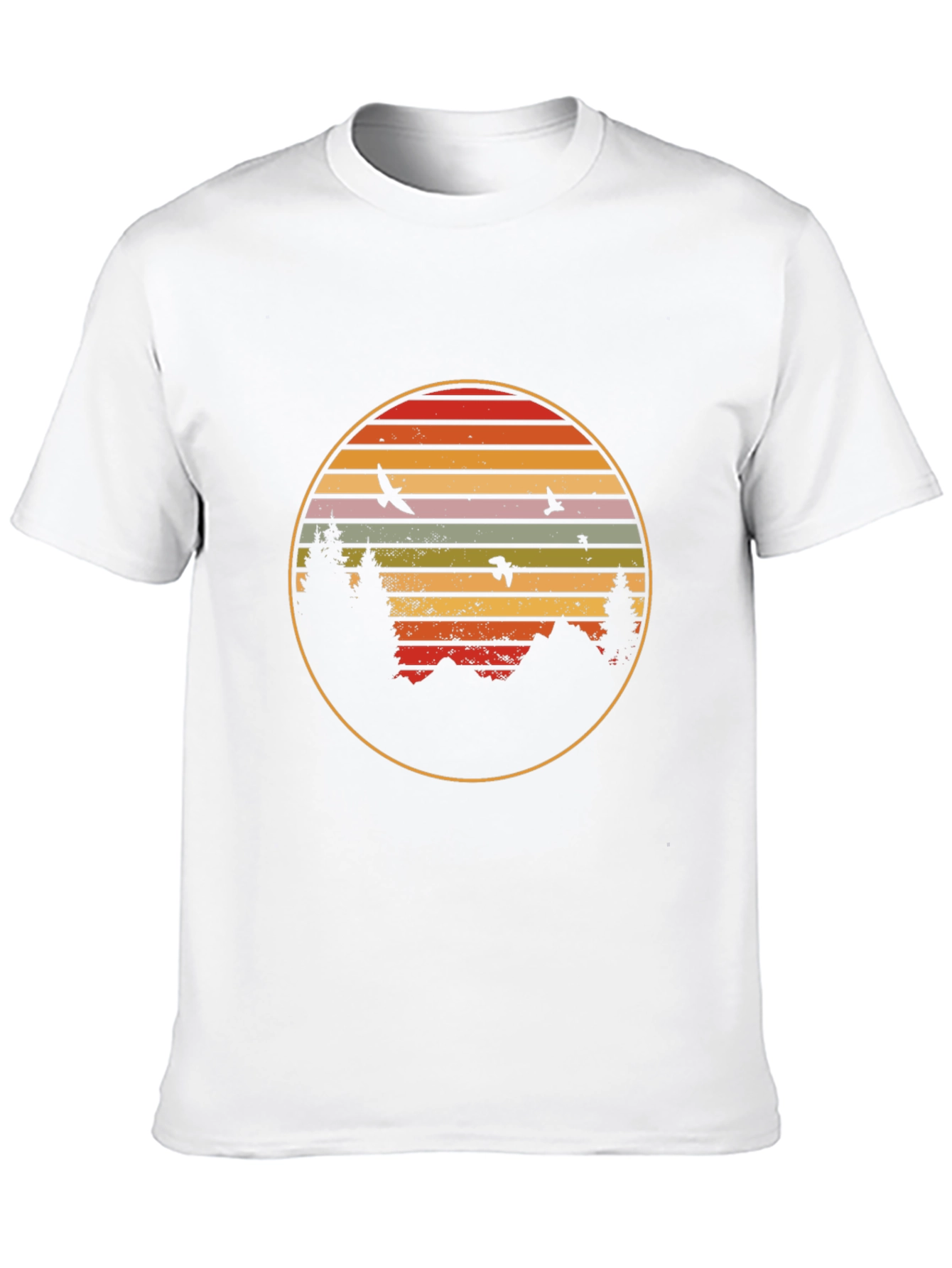 Retro Sunset Nature T-Shirt